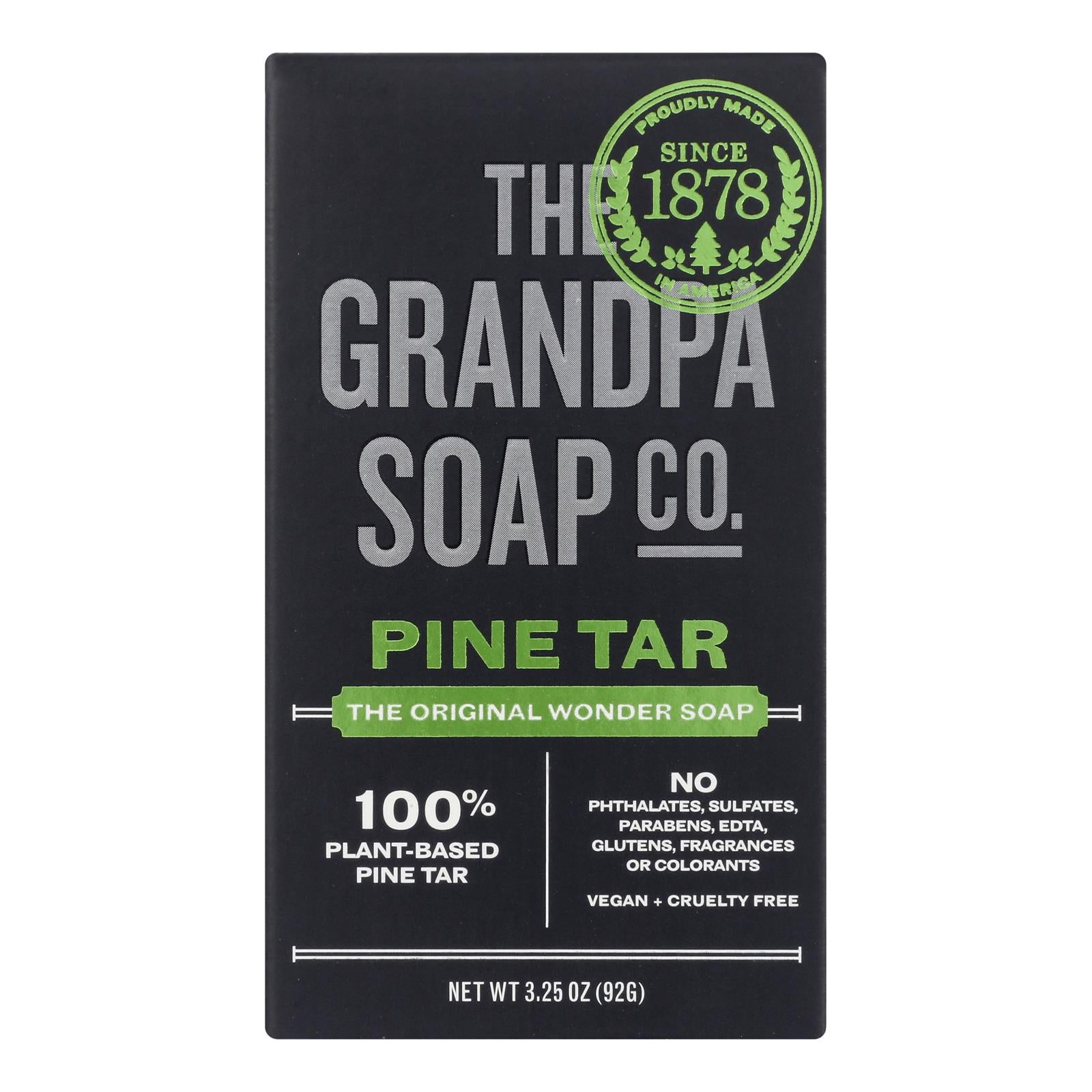 Grandpa's Pine Tar Bar Soap - 3.25 Oz