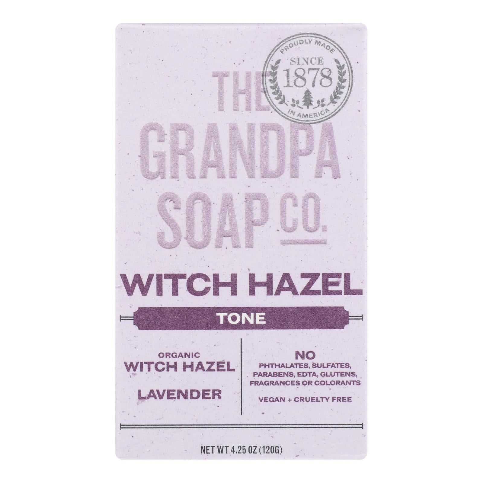 Grandpa Soap Soap - Witch Hazel - 4.25 Oz