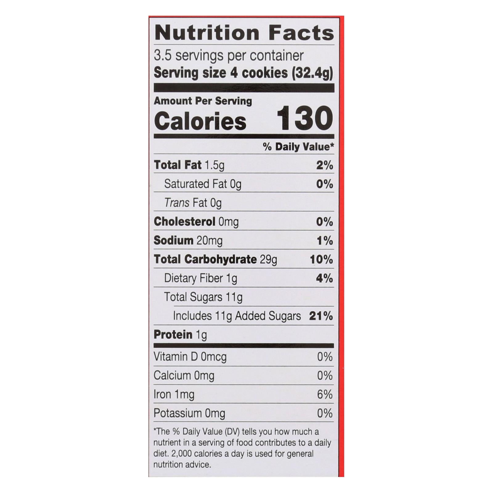 Hapi Snacks Fortune Cookies - Case Of 12 - 4 Oz