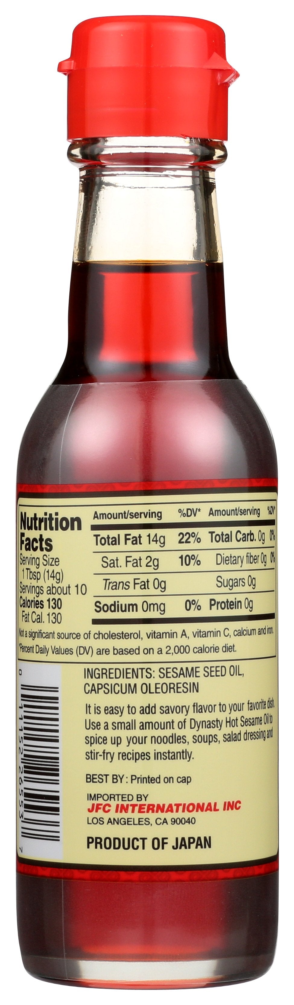 DYNASTY OIL SESAME PREMIUM HOT - Case of 12