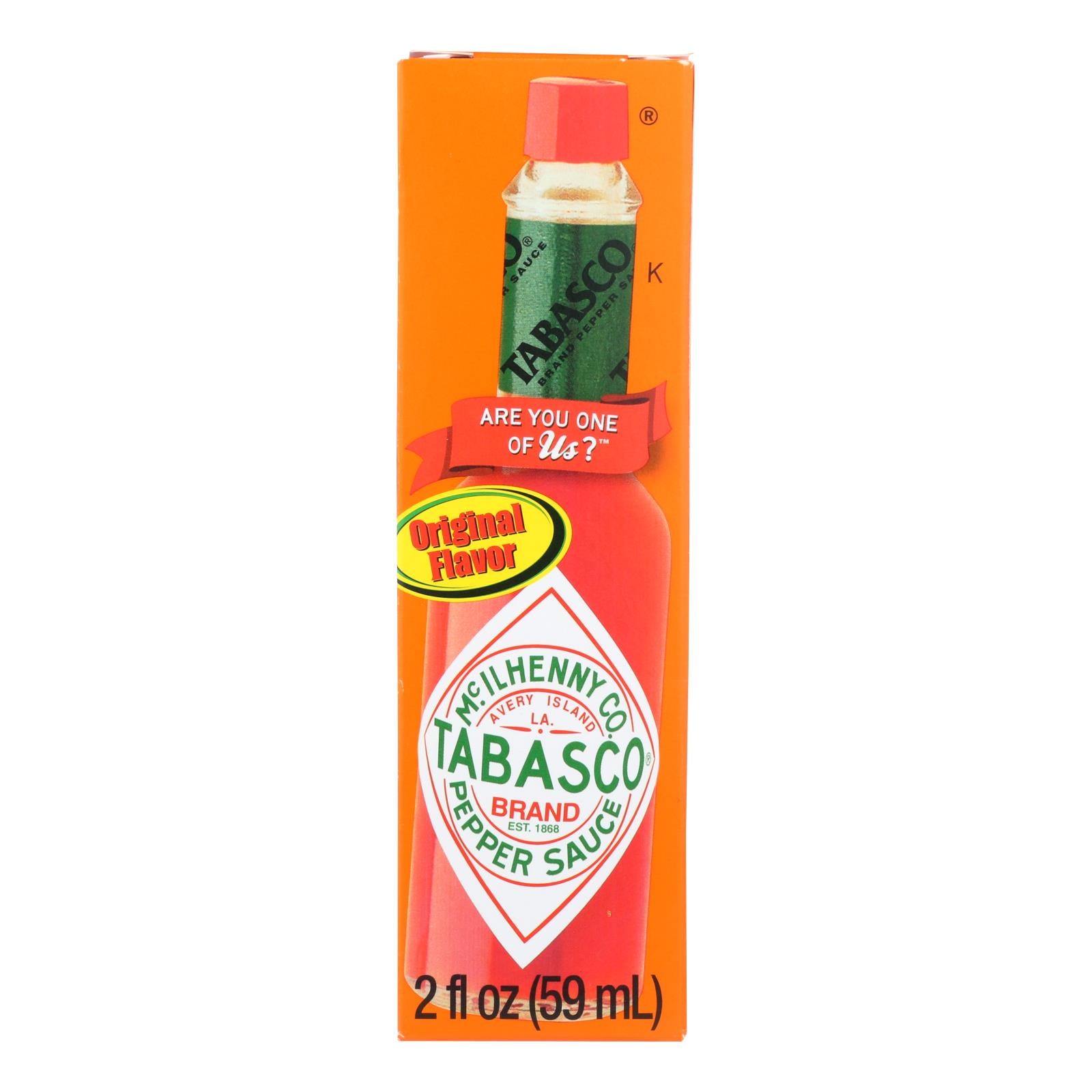 Tabasco Red Pepper Sauce - Original - Case of 24 - 2 oz.