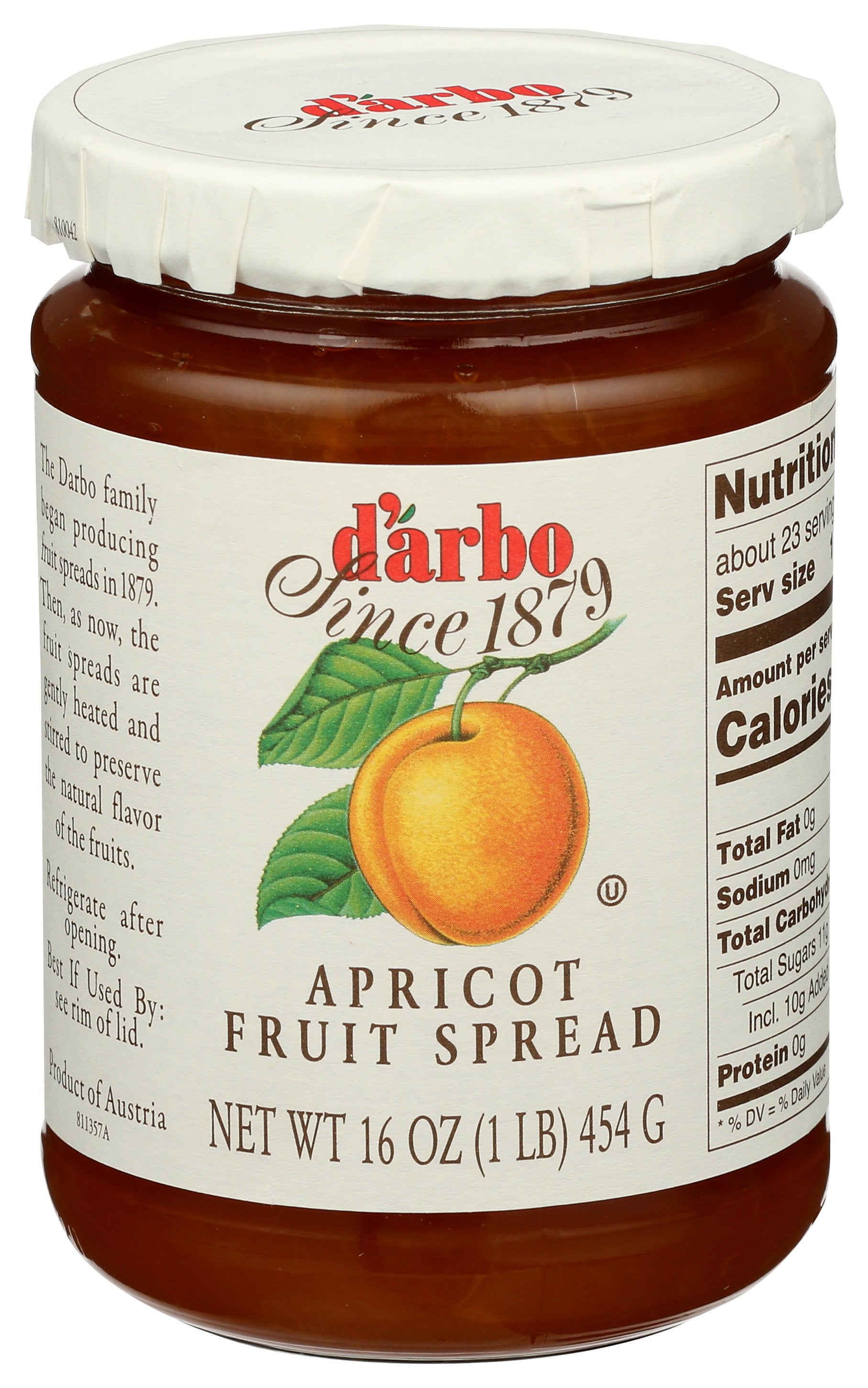 DARBO FRUIT SPRD ROSE APRICOT - Case of 6