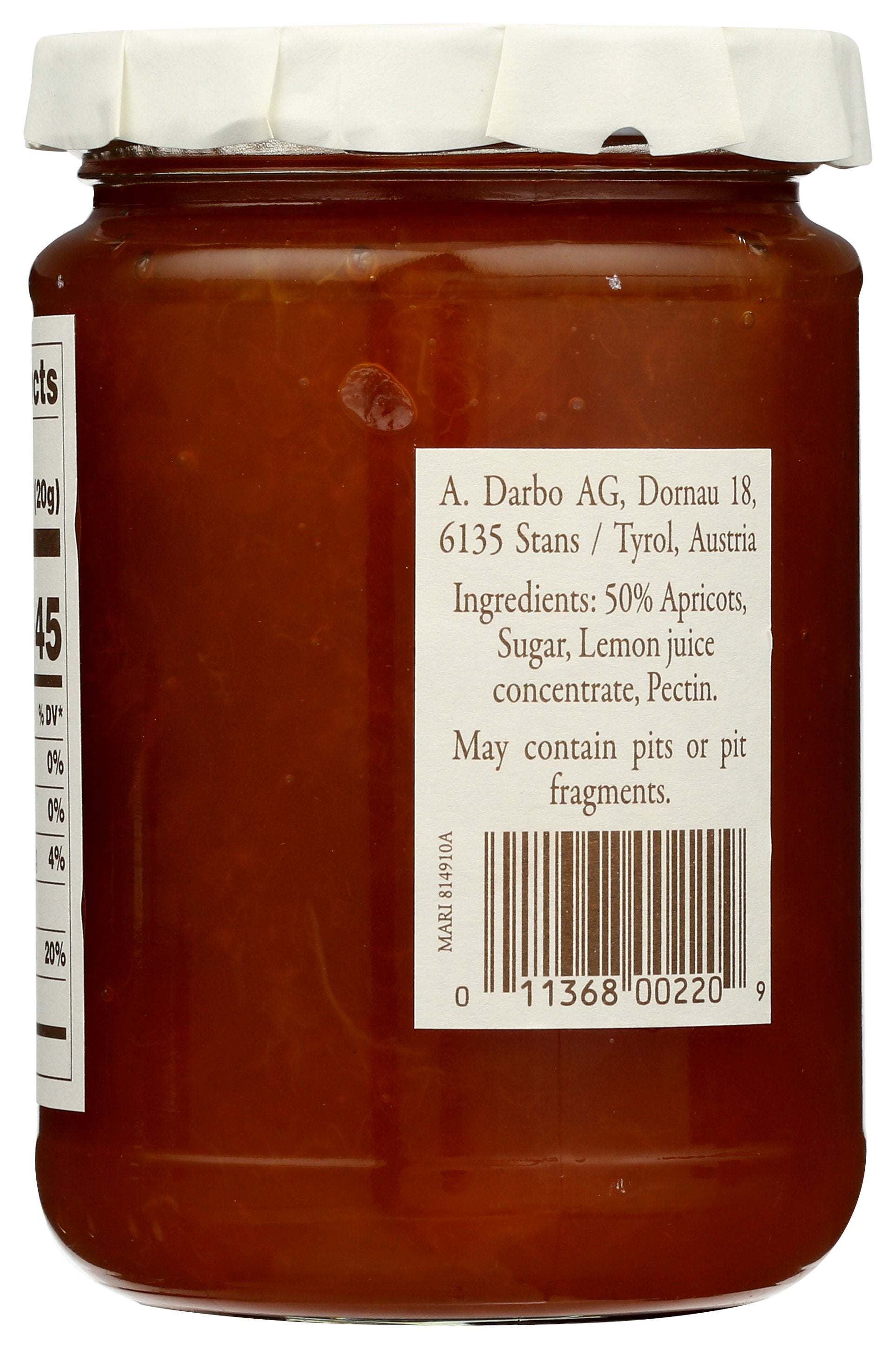 DARBO FRUIT SPRD ROSE APRICOT - Case of 6