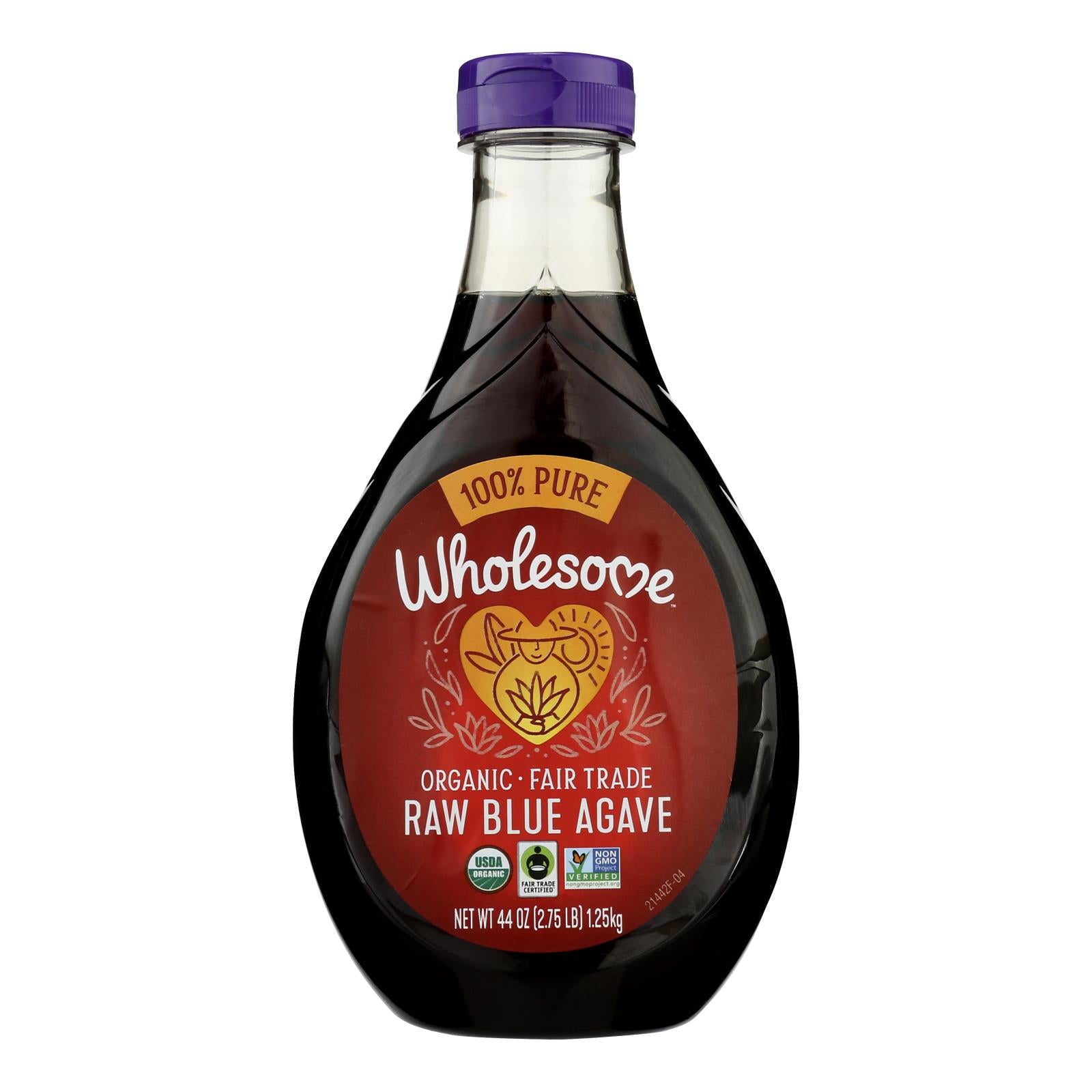 Wholesome Sweeteners Blue Agave - Liquid Sweetener - Case Of 6 - 44 Oz.