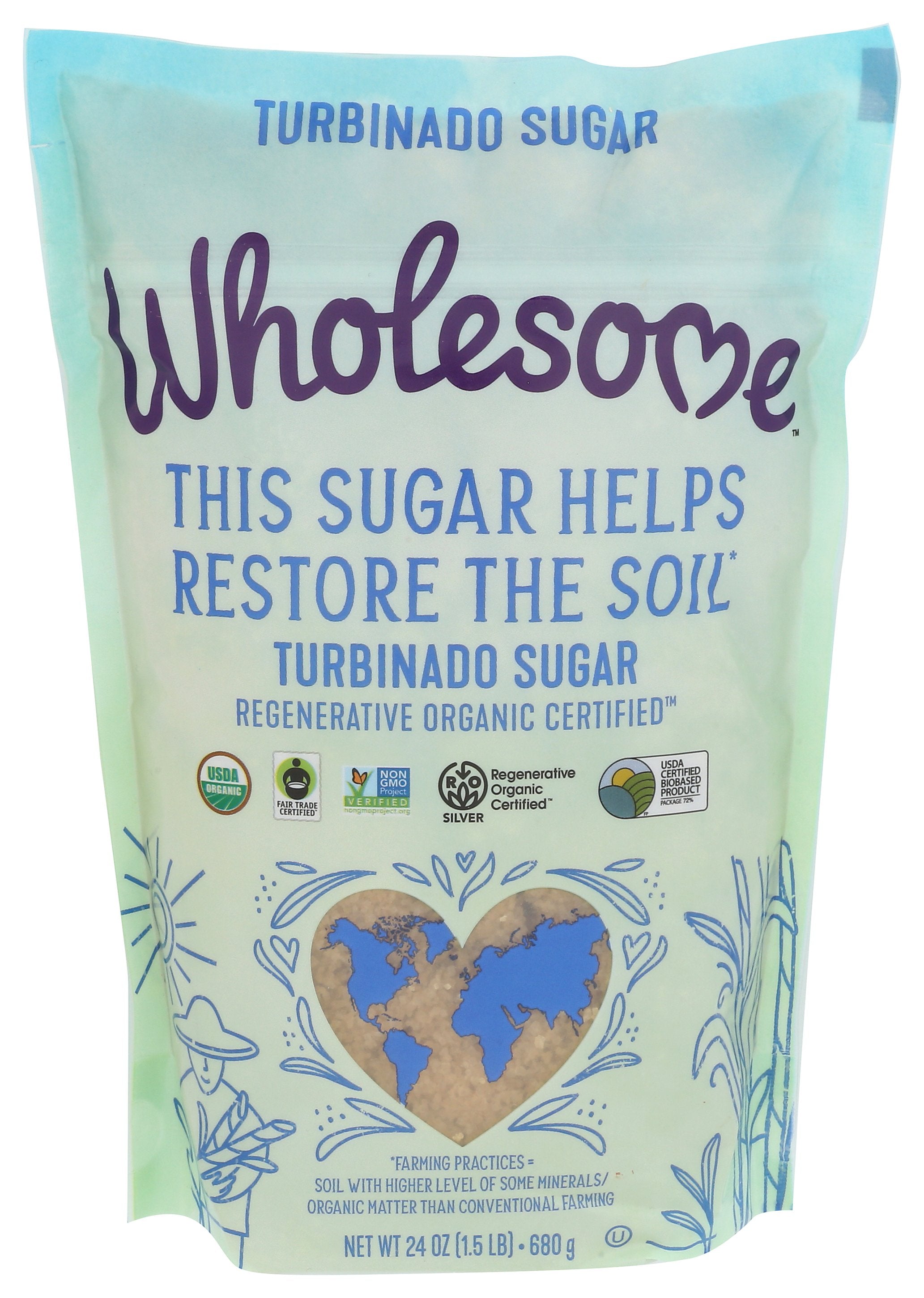 WHOLESOME SUGAR TRBINADO REGEN ORG - Case of 12