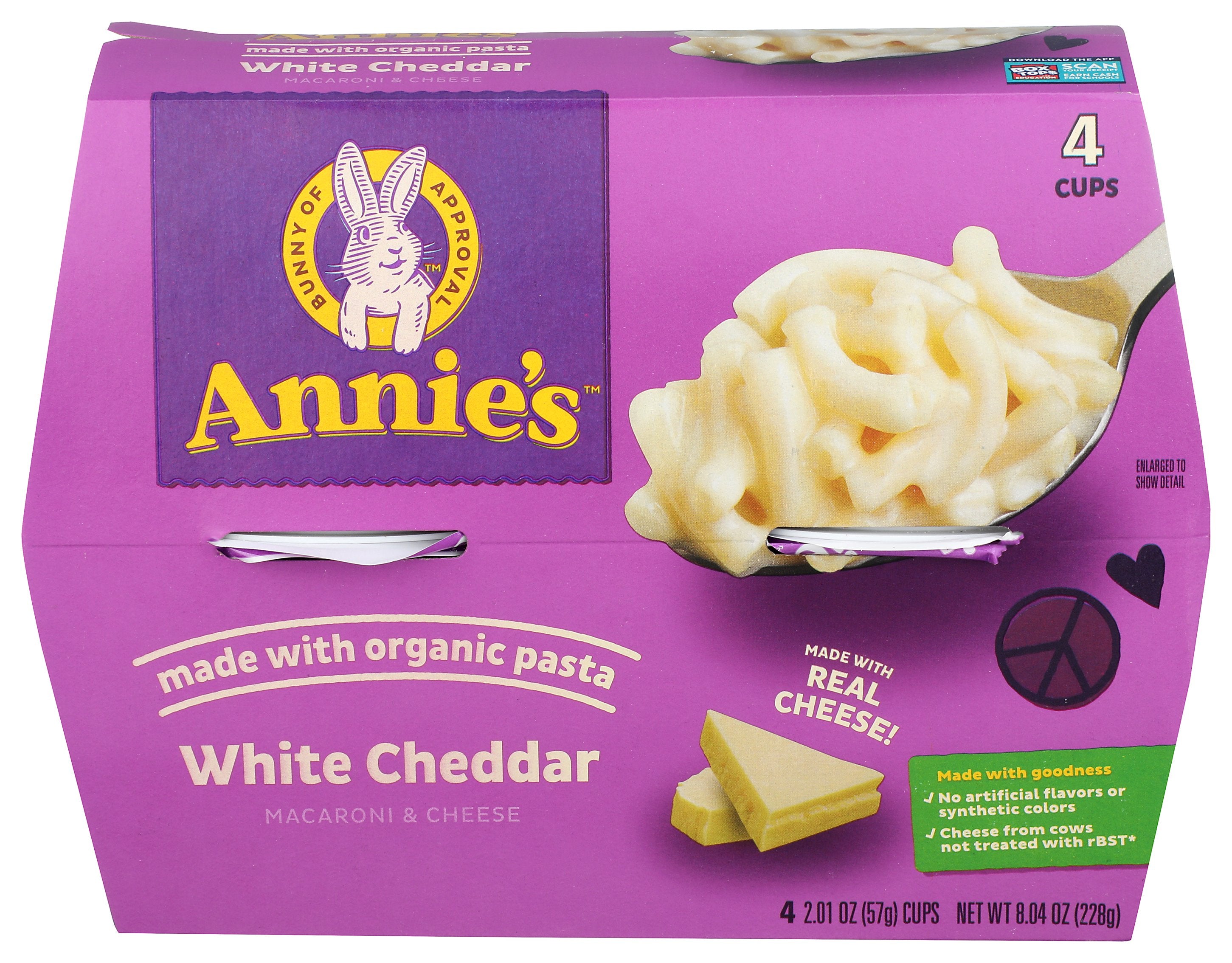 ANNIES HOMEGROWN PASTA MAC N WHTE CHEDDAR - Case of 6