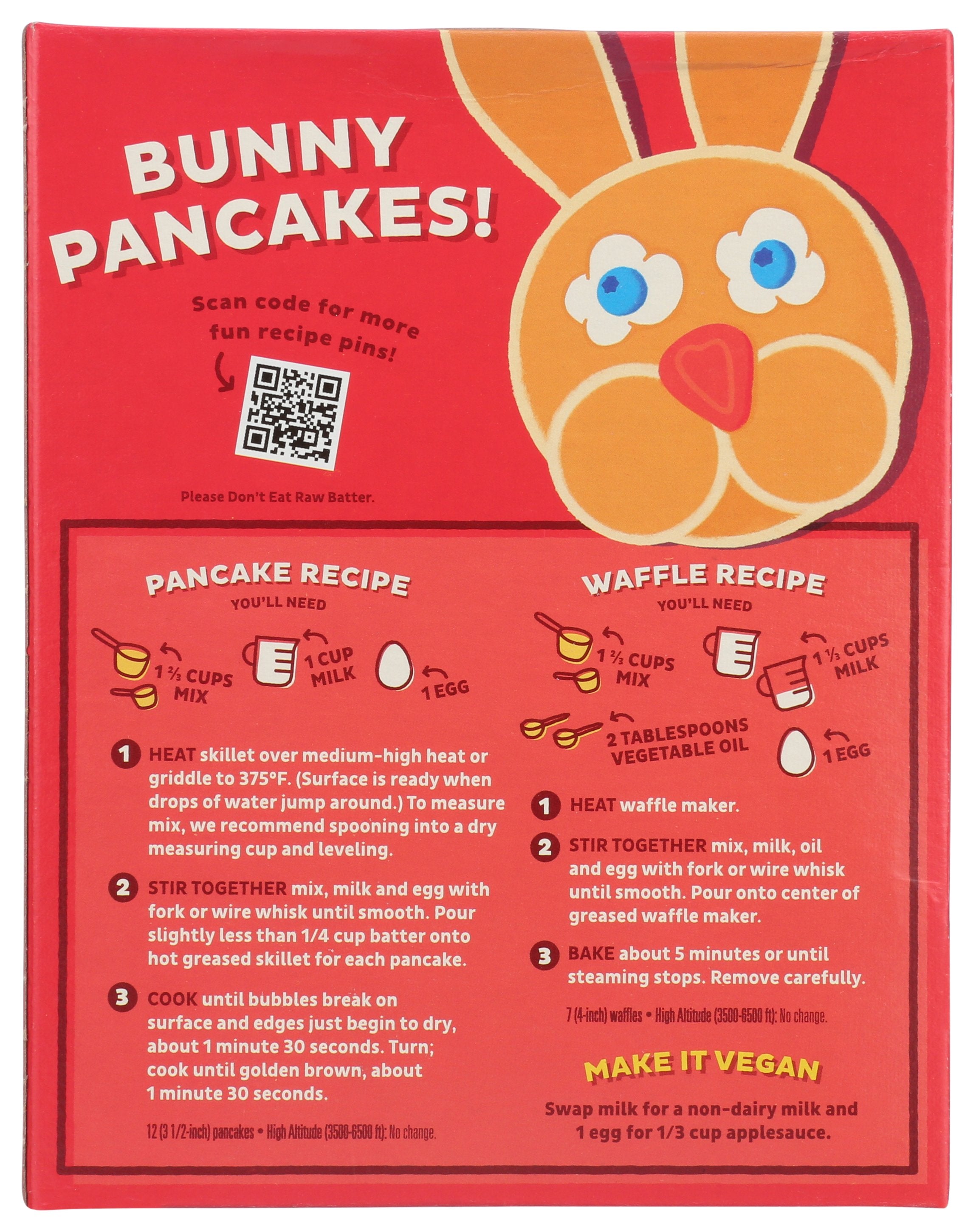 ANNIES HOMEGROWN MIX PANCAKE WAFFLE - Case of 8