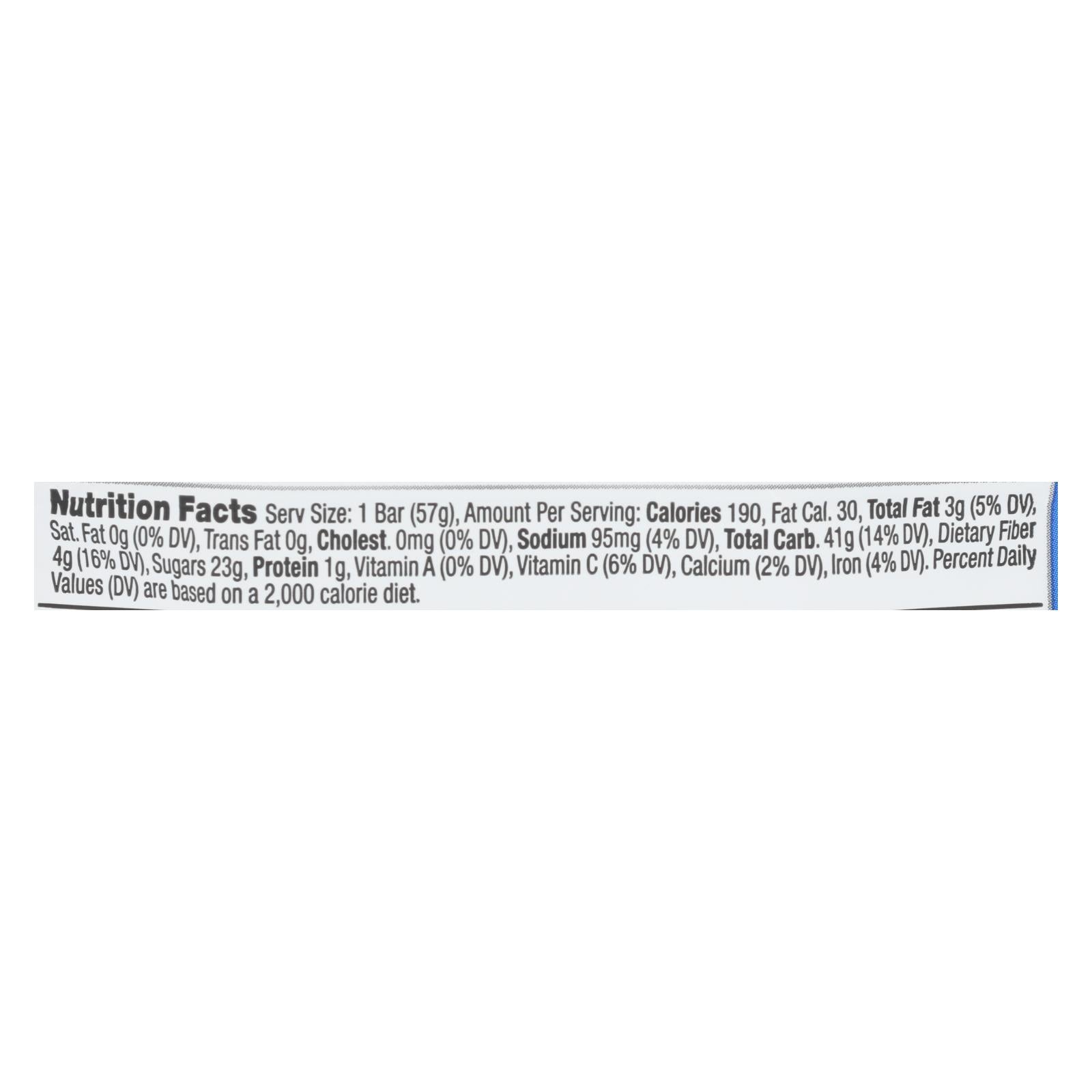 Betty Lou's Blueberry Fruit Bar - Case Of 12 - 2 Oz