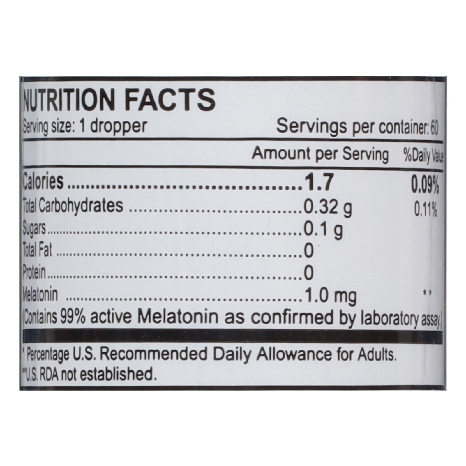 Sublingual Products Melatonin Solution - 2 Fl Oz