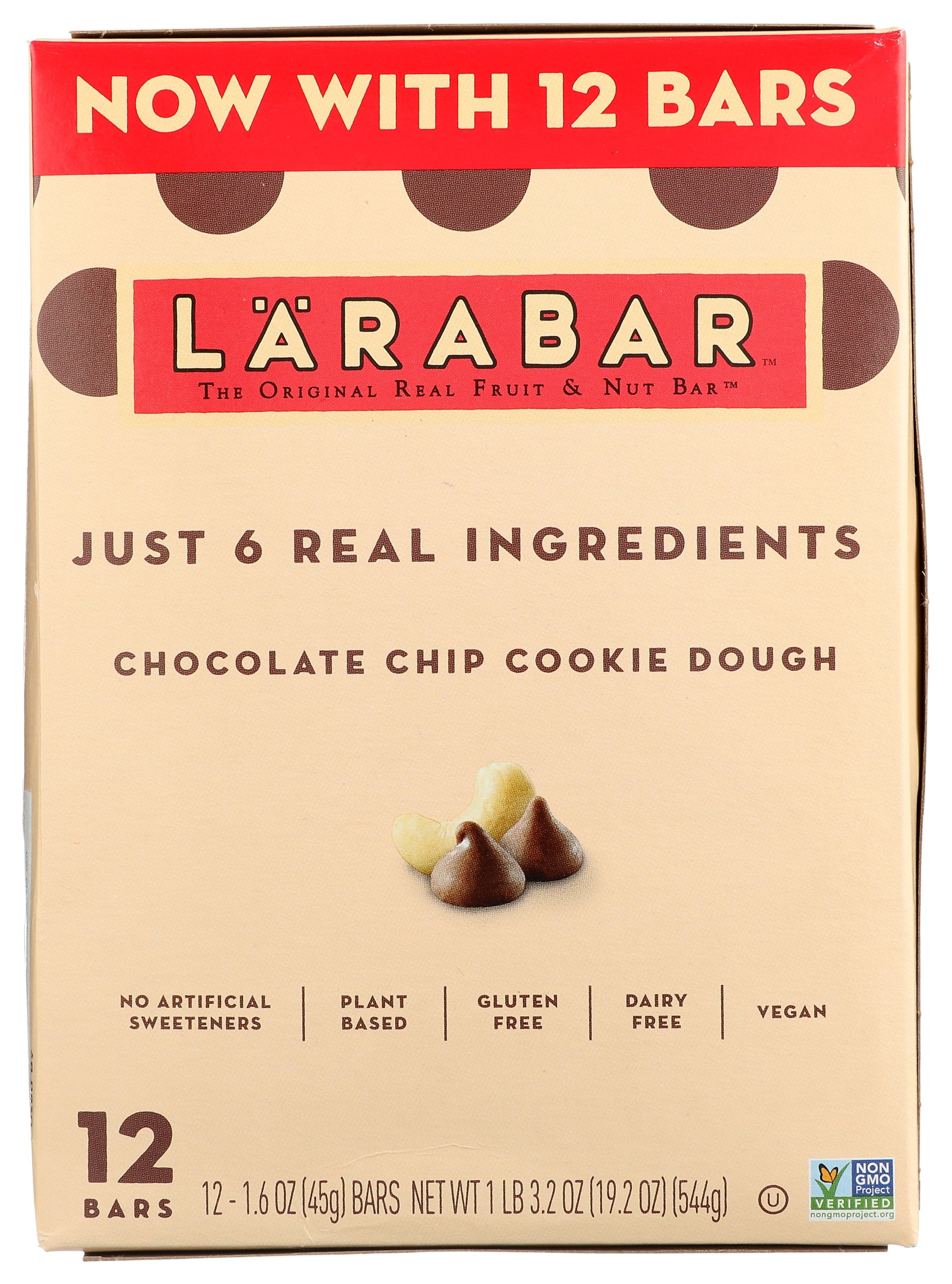 LARABAR BARS CHC CHP CKE DGH 12PK - Case of 6