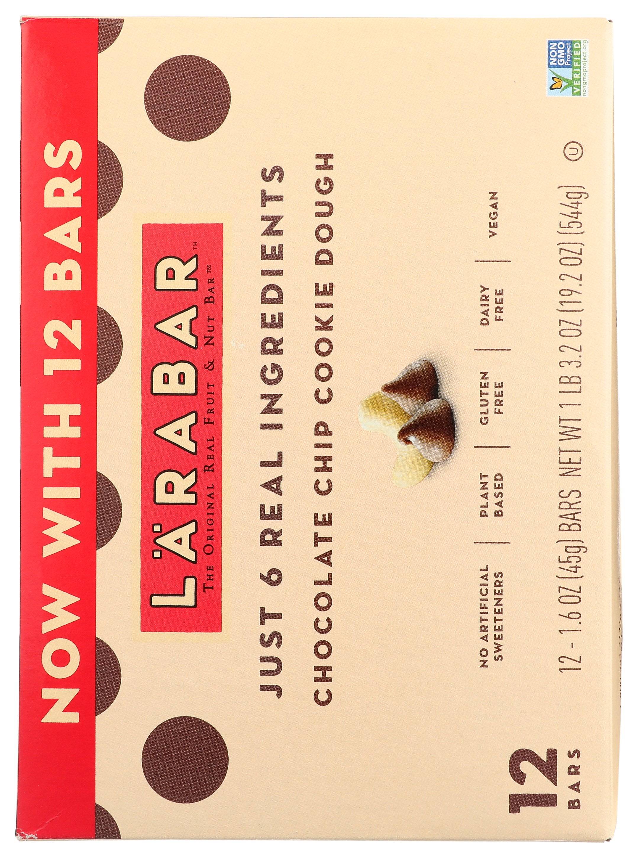 LARABAR BARS CHC CHP CKE DGH 12PK - Case of 6