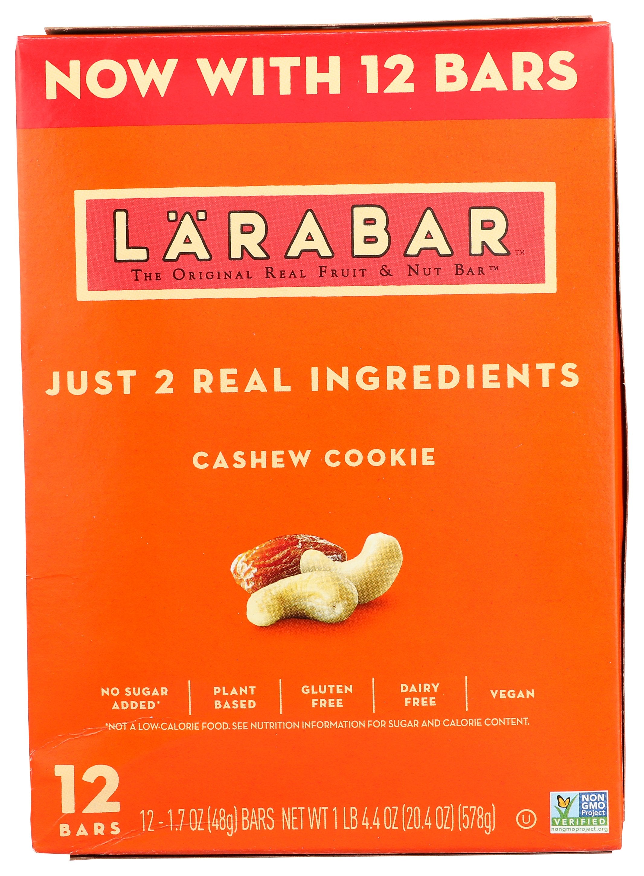 LARABAR BARS CASHEW CKE 12PK - Case of 6