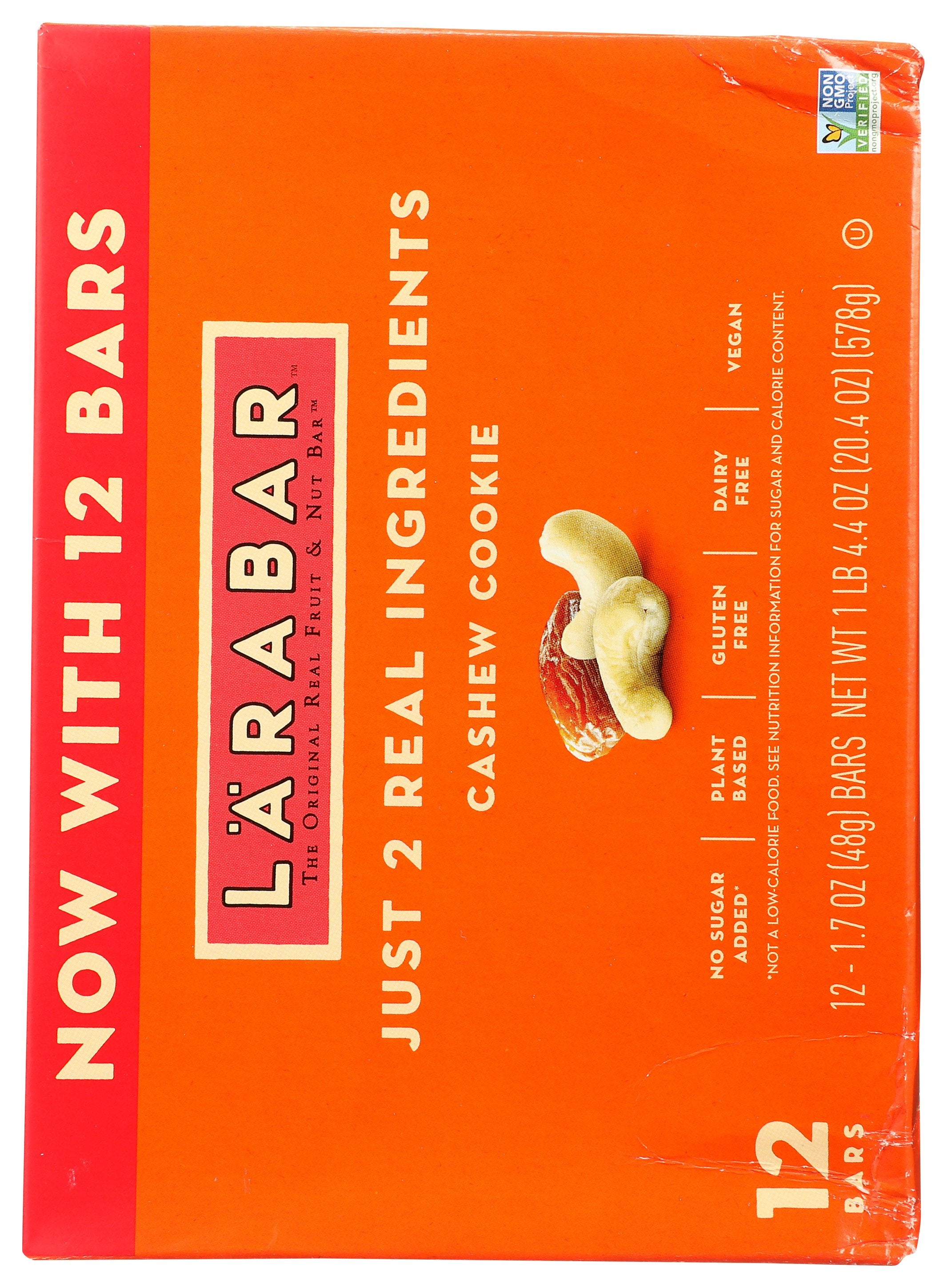 LARABAR BARS CASHEW CKE 12PK - Case of 6