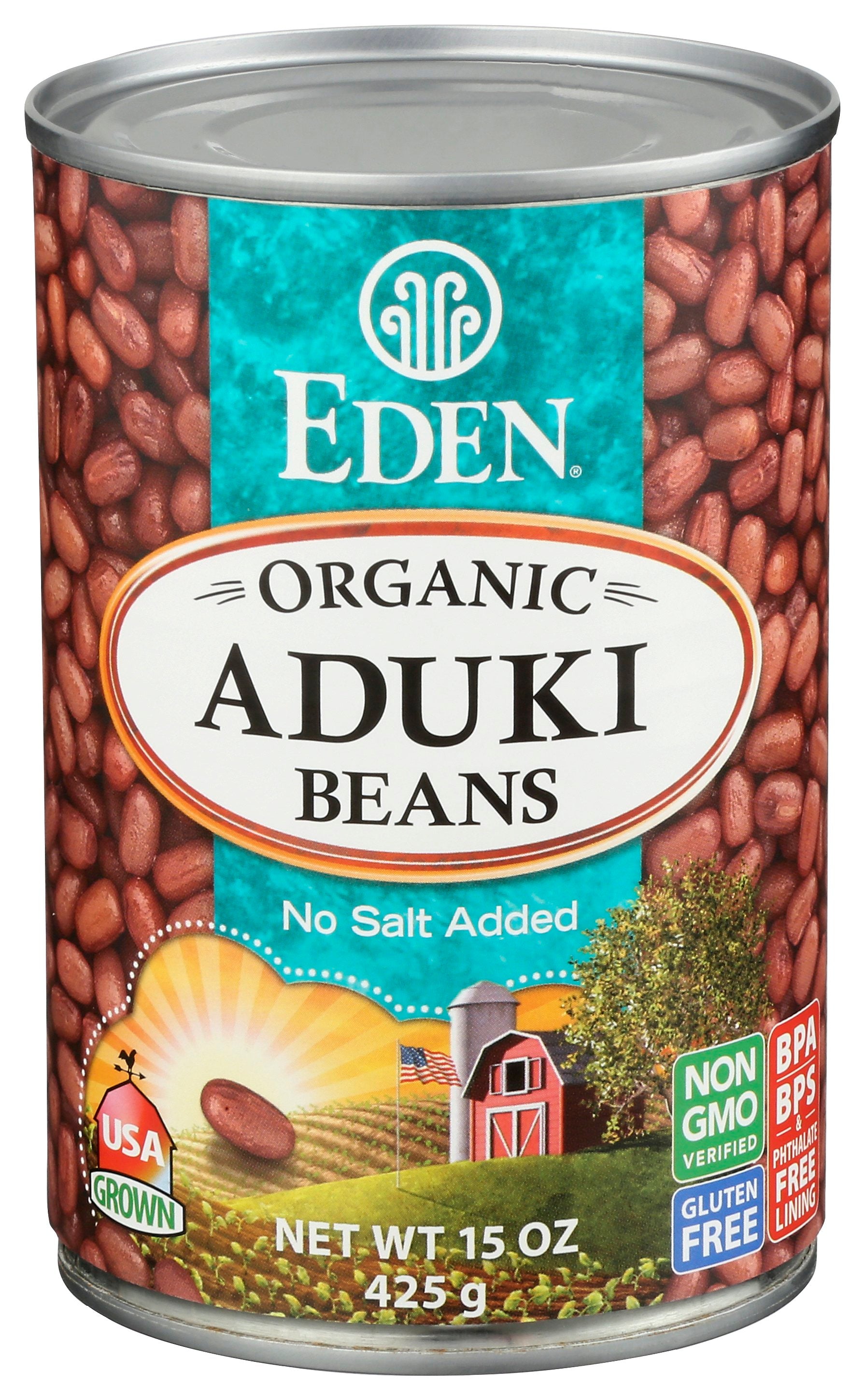 EDEN FOODS BEAN CAN ADUKI NS ORG