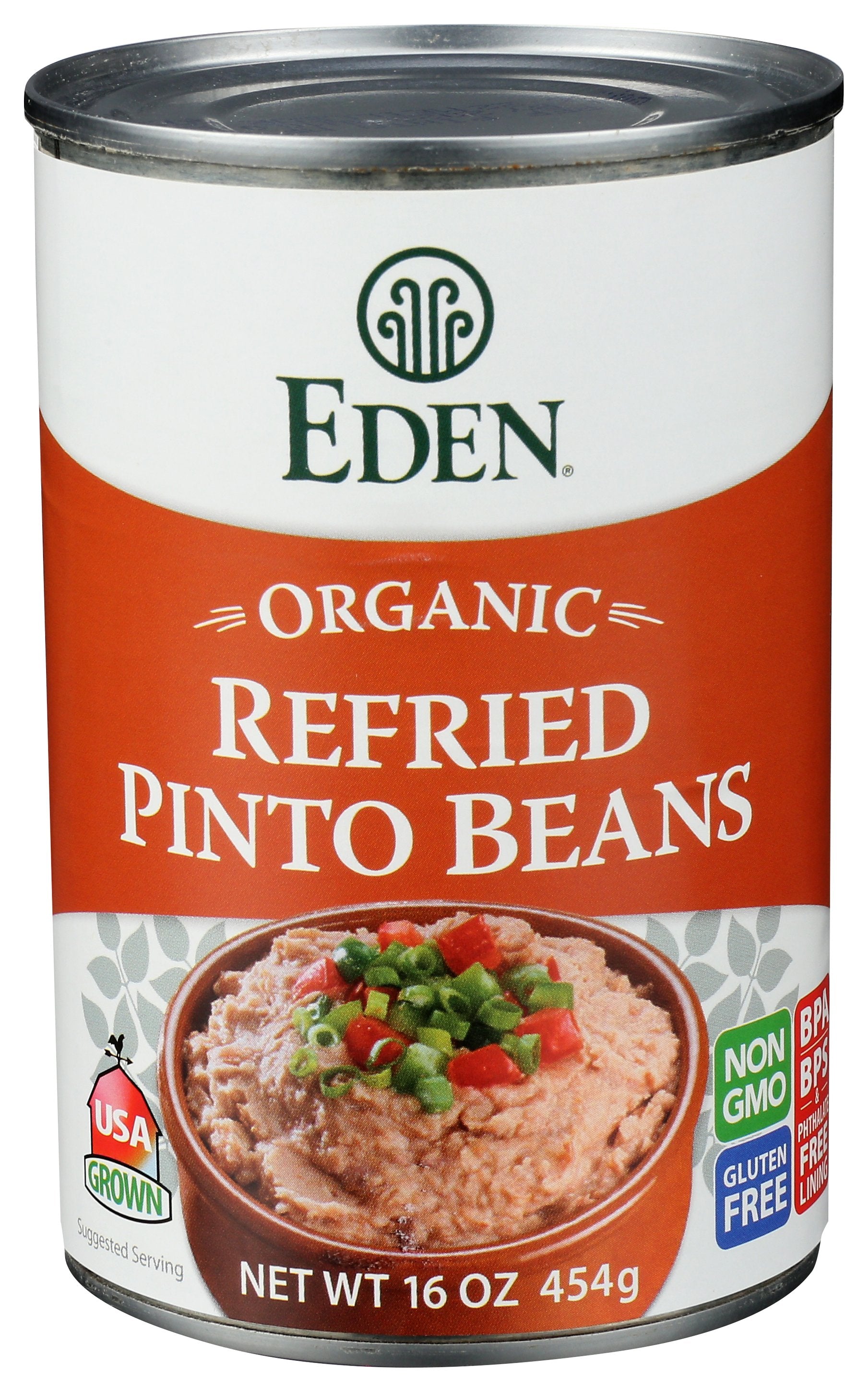 EDEN FOODS BEAN REFRD PINTO ORG - Case of 12
