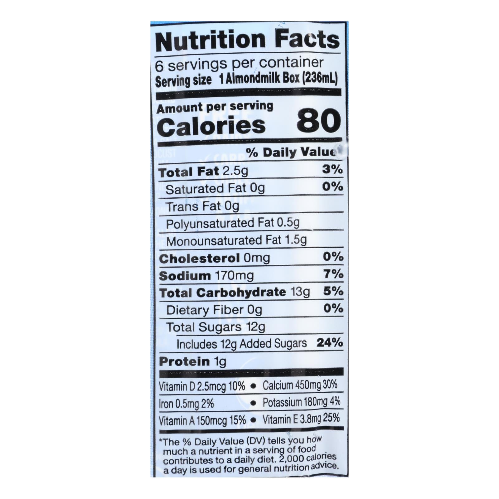 Silk Pure Almond Milk - Vanilla - Case Of 3 - 8 Fl Oz.