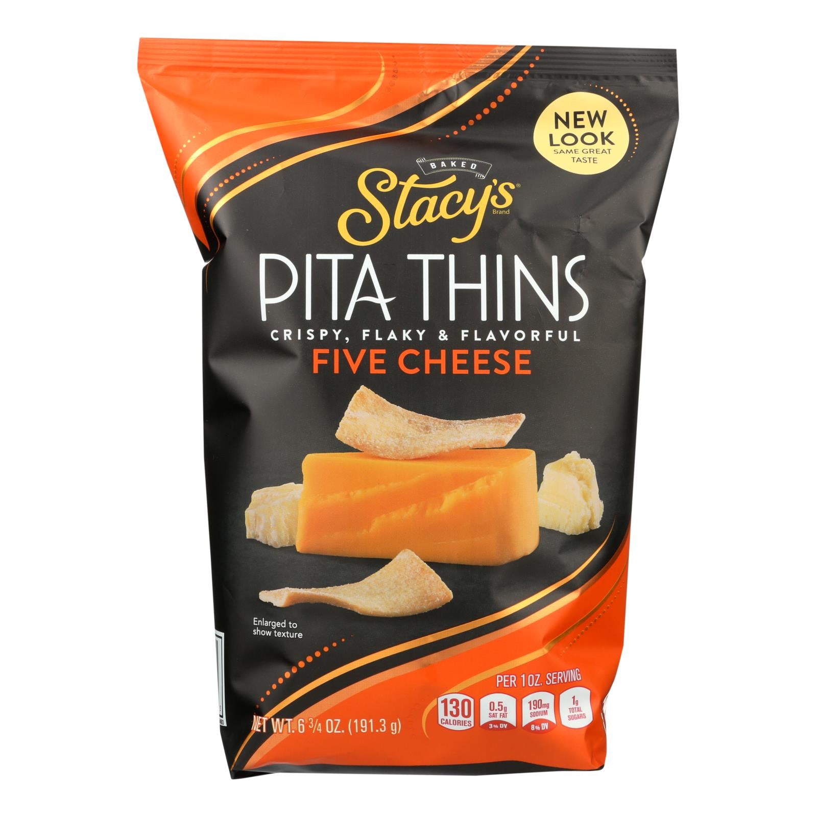 Stacy's 5 Cheese Pita Crisps, 8-Pack, 6.75 Oz Each