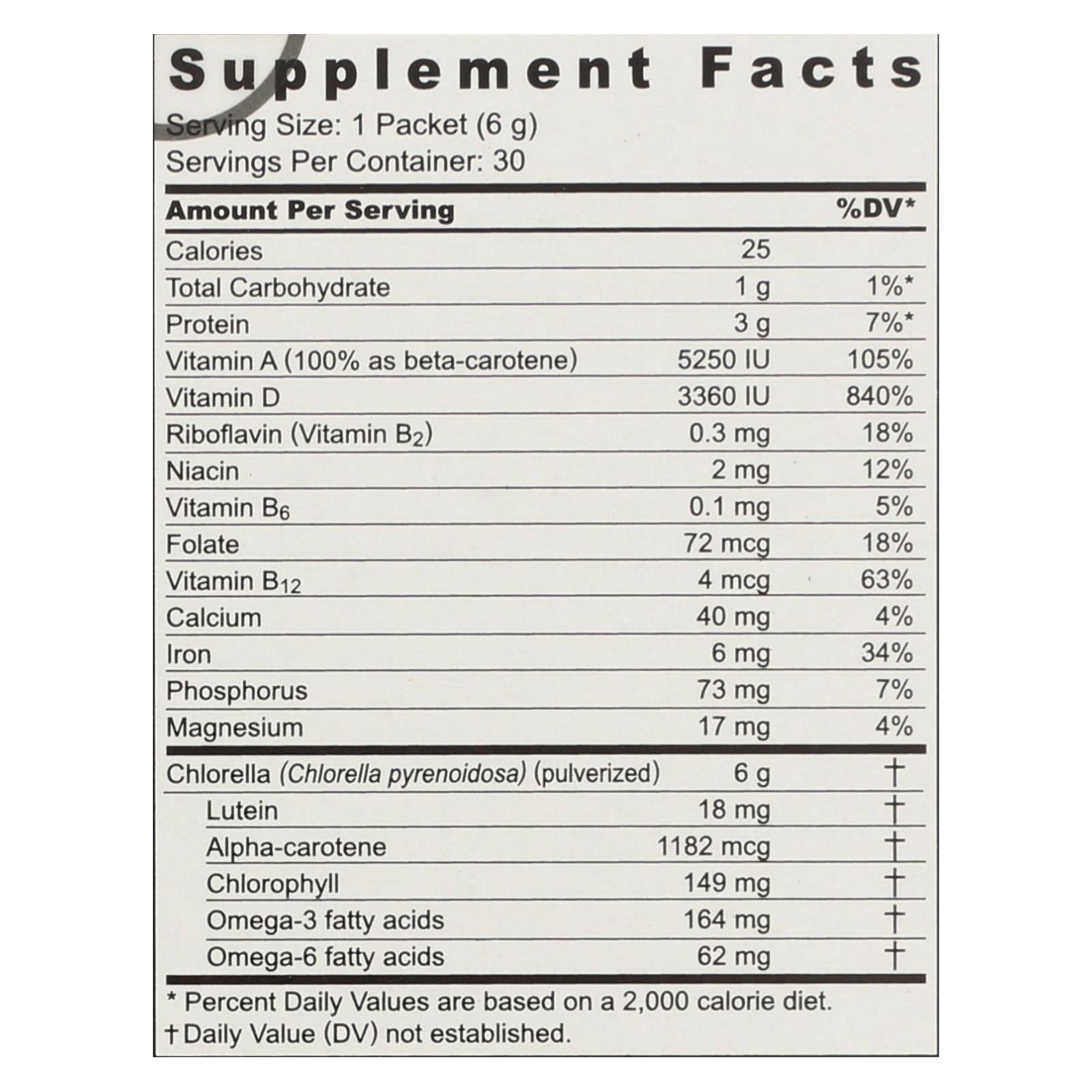 Sun Chlorella Powderpacket - 1 Each - 180 Grm
