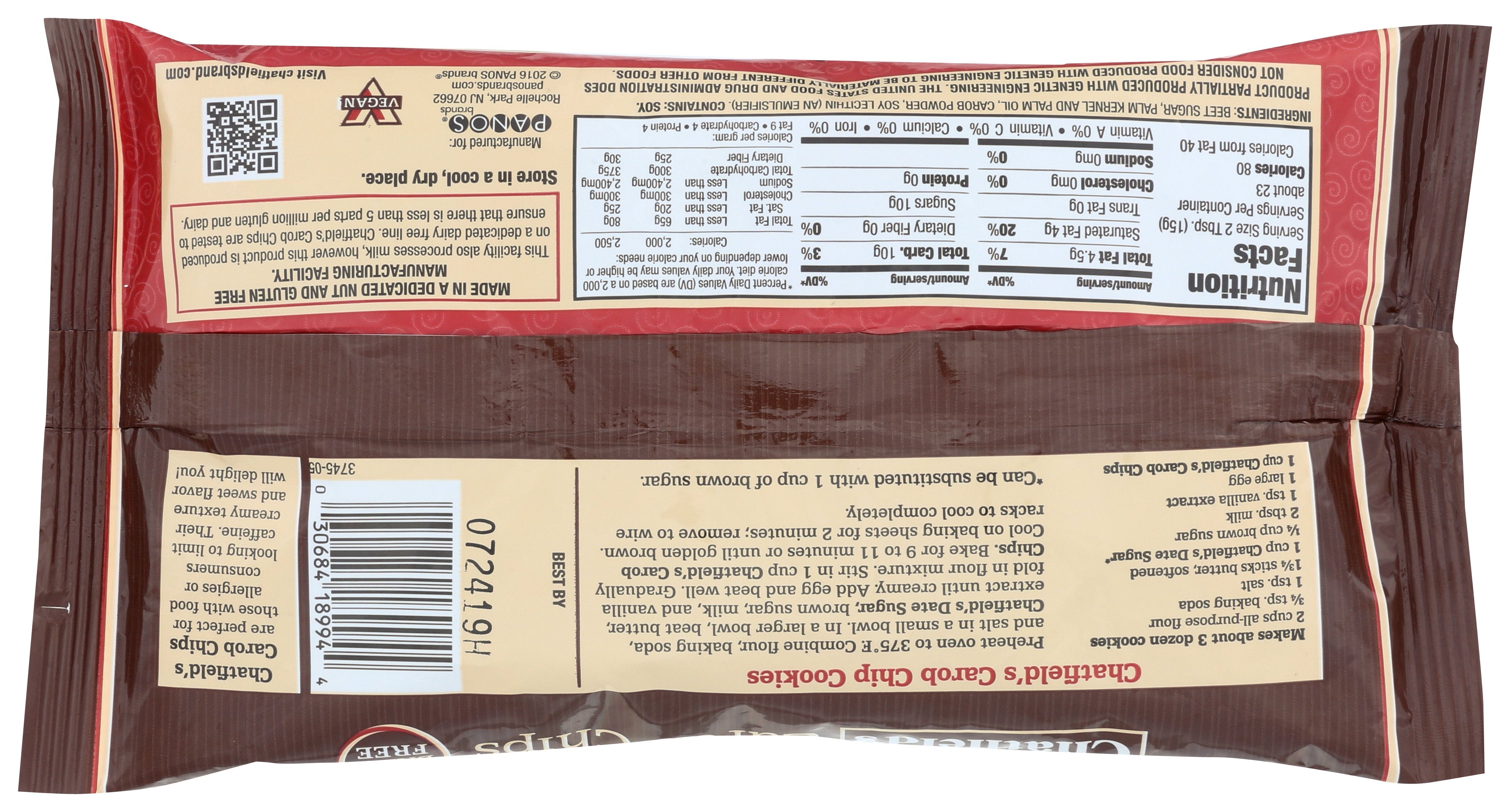 CHATFIELDS CAROB CHIPS DF SF