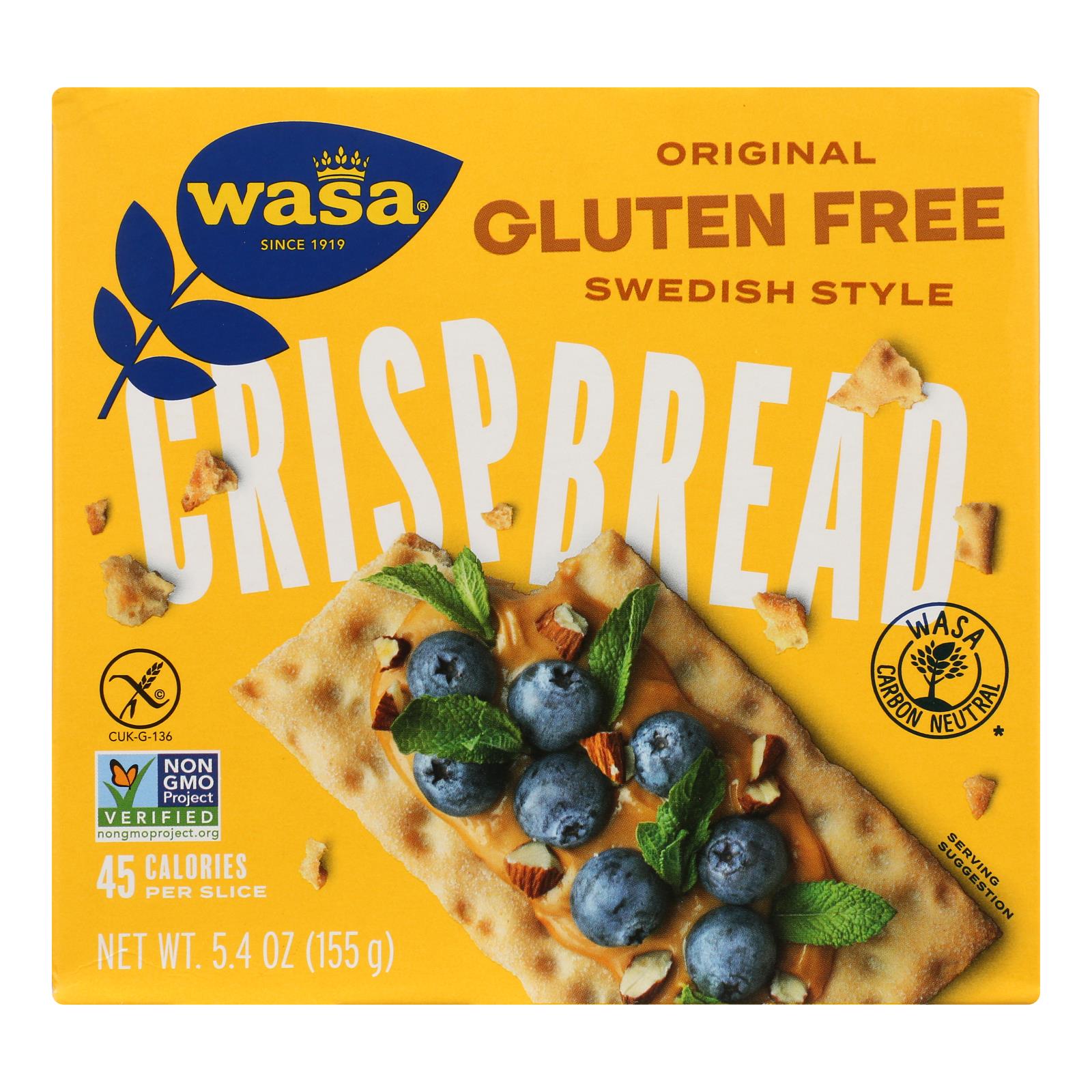 Wasa Gluten-free Original Crispbread - Case Of 10 - 5.4 Oz
