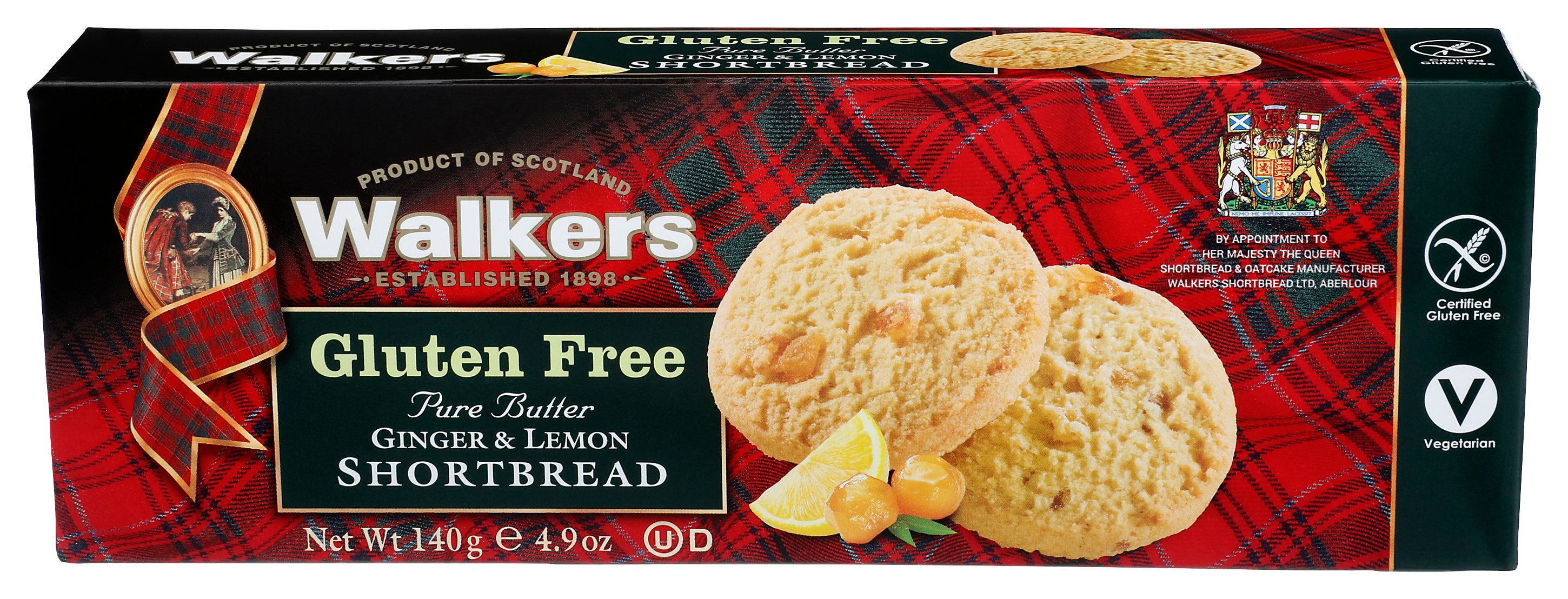 WALKERS COOKIE GINGR LEMN SHRTBR - Case of 6