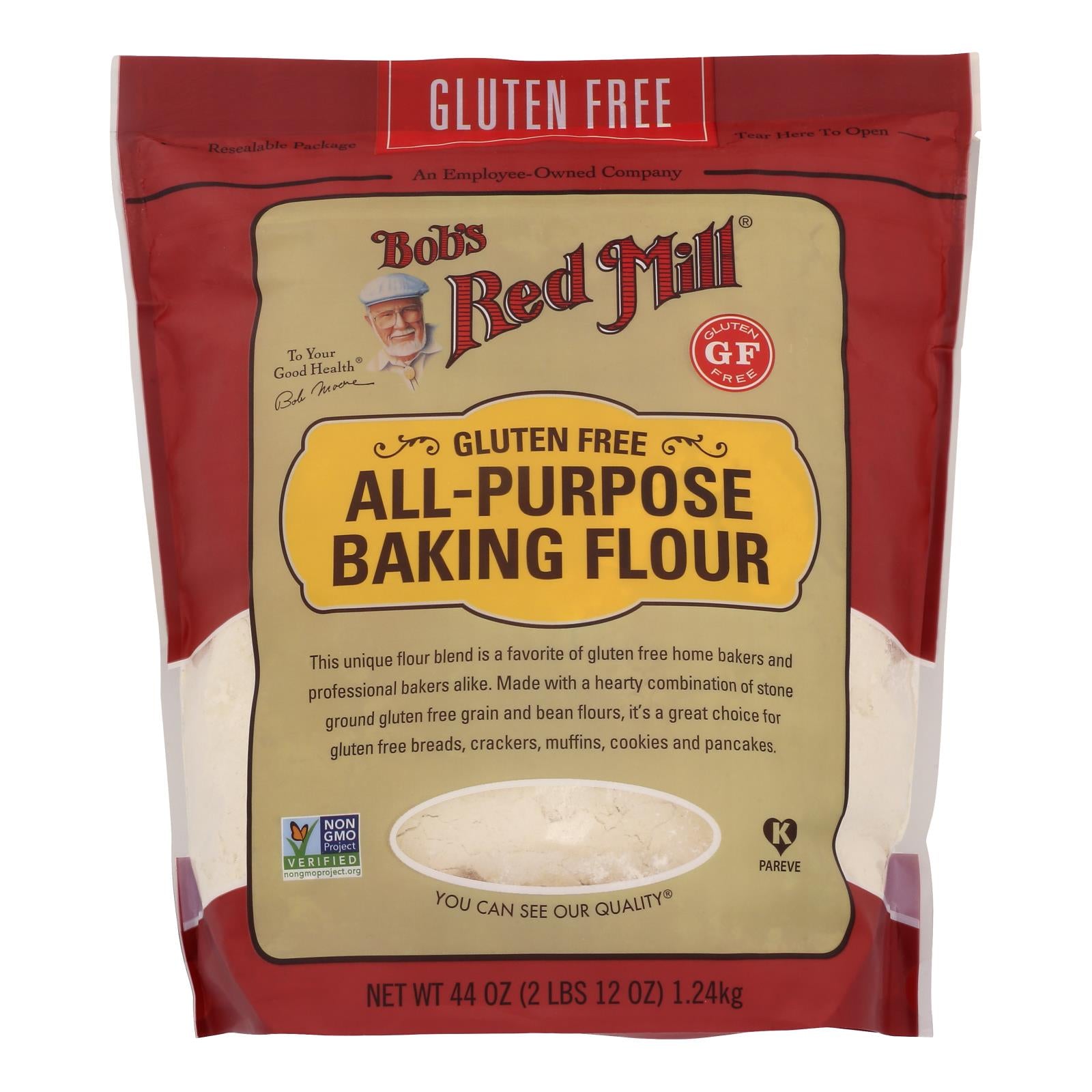 Bob's Red Mill - Baking Flour All Purpose - Case Of 4-44 Oz