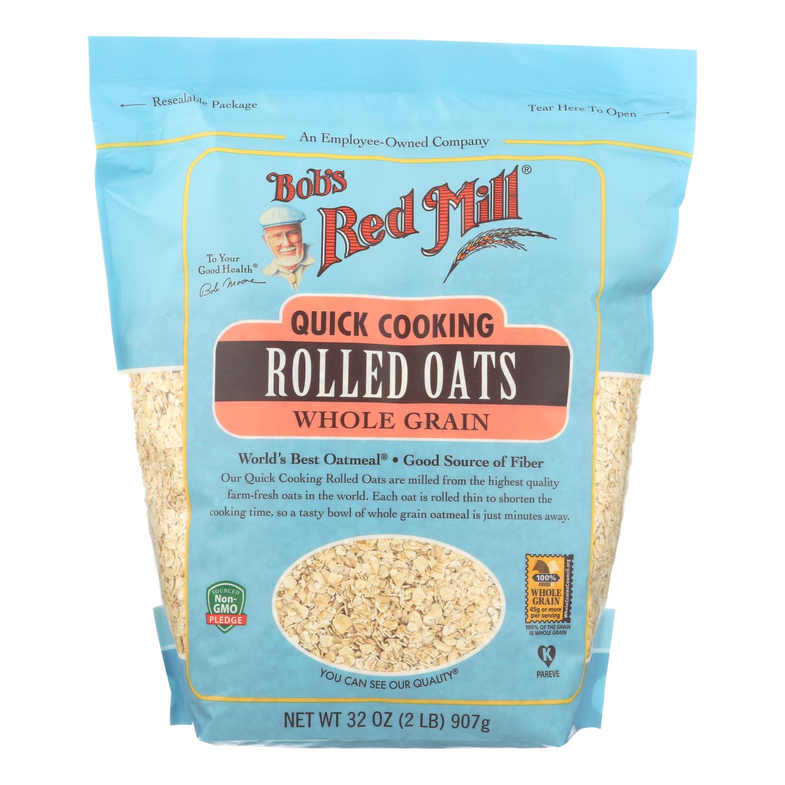 Bob's Red Mill Quick Oats - 4-Pack, 32 Oz Each
