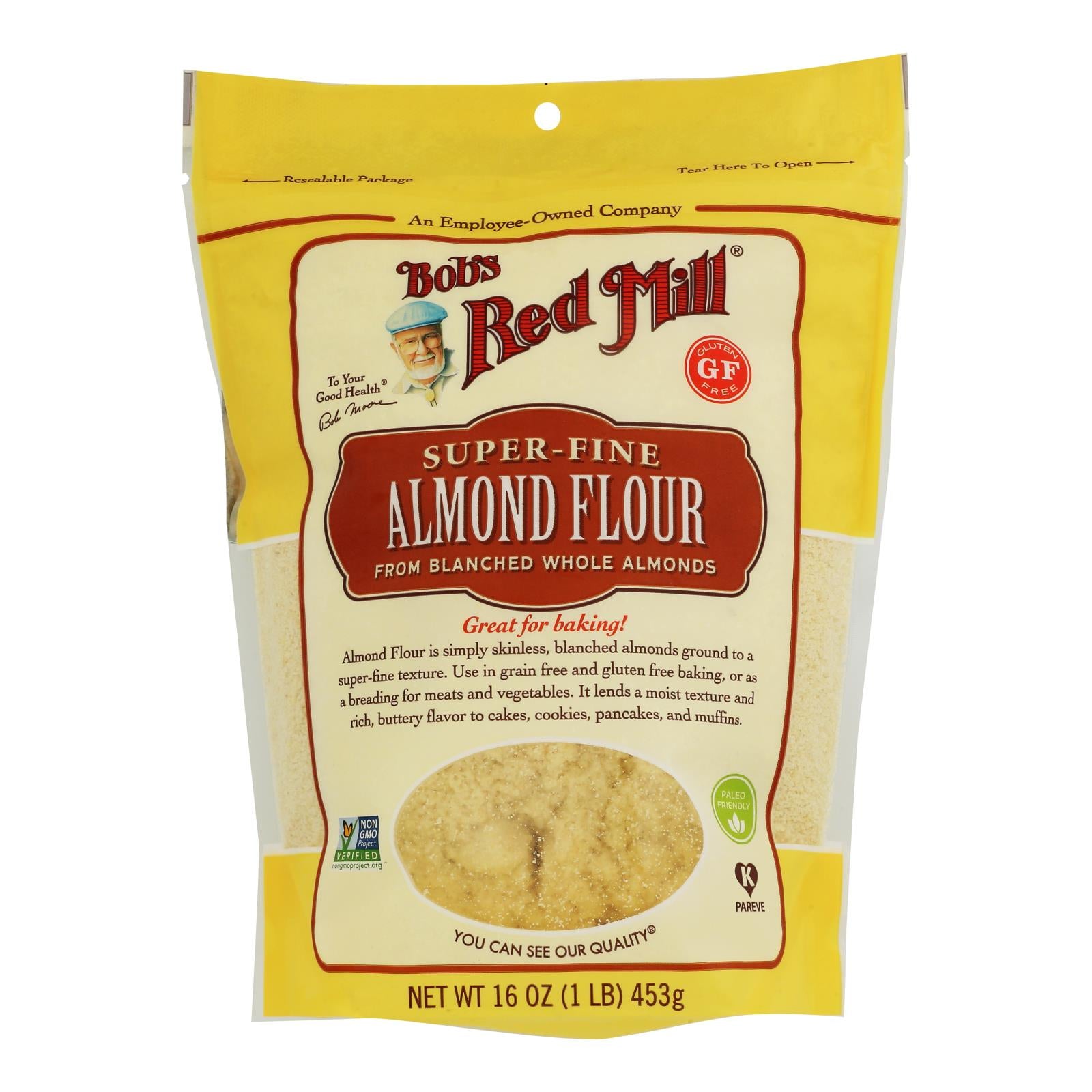 Bob's Red Mill - Flour - Almond - Blanched - Case Of 4 - 16 Oz