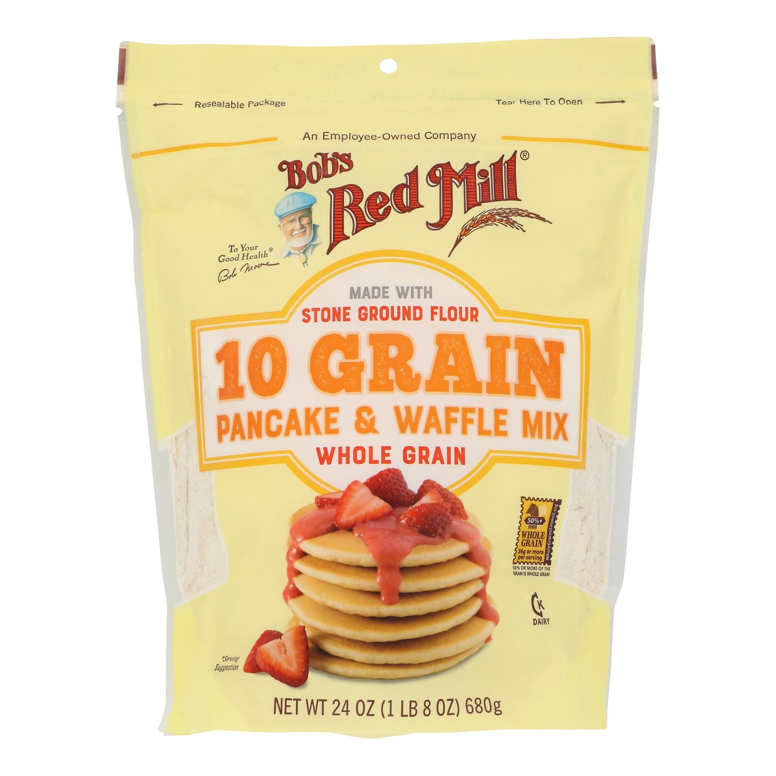 Bob's Red Mill Pancake/Waffle Mix, 4-Pack, 24 Oz Each