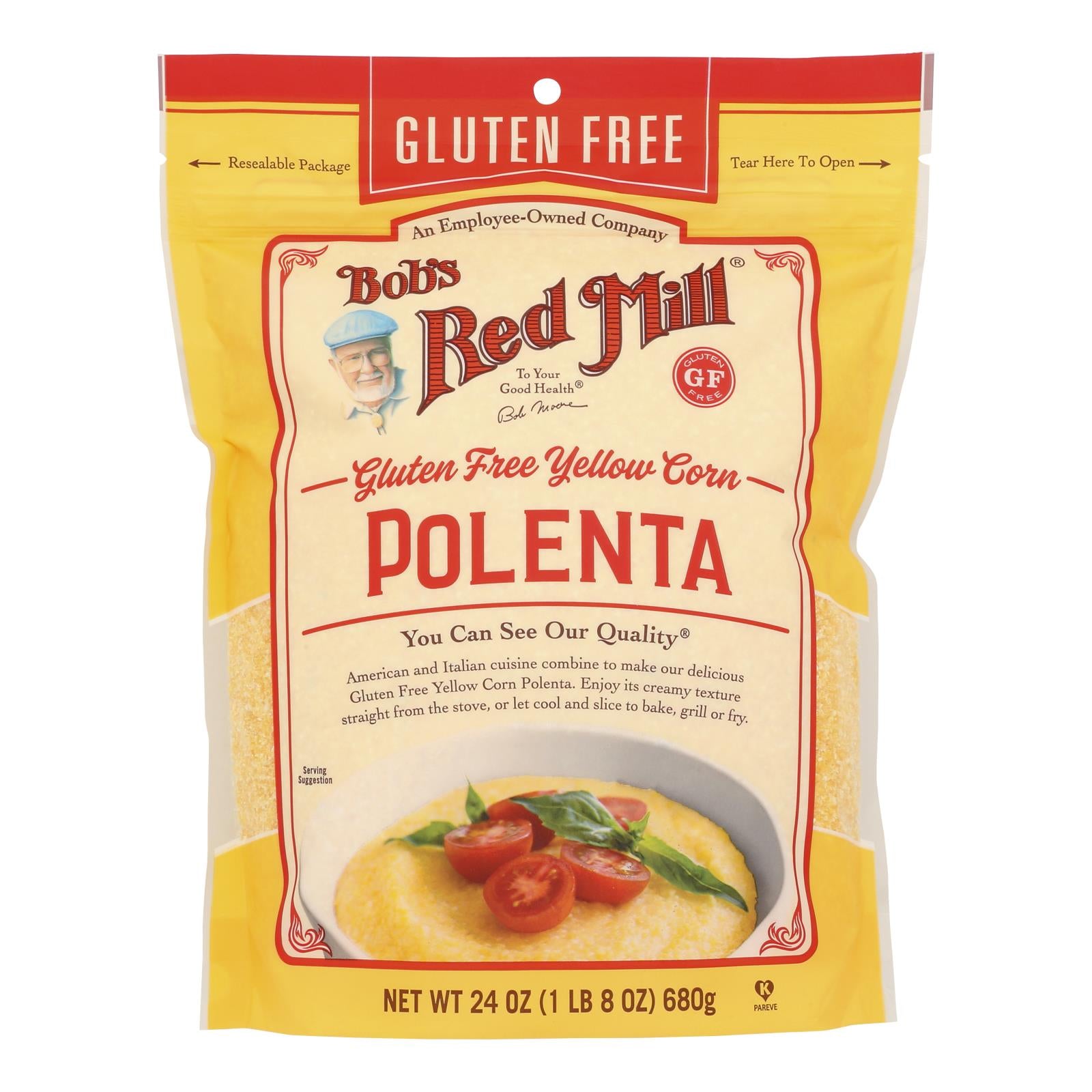 Bob's Red Mill Gluten-Free Corn Grits Polenta, 4 Pack