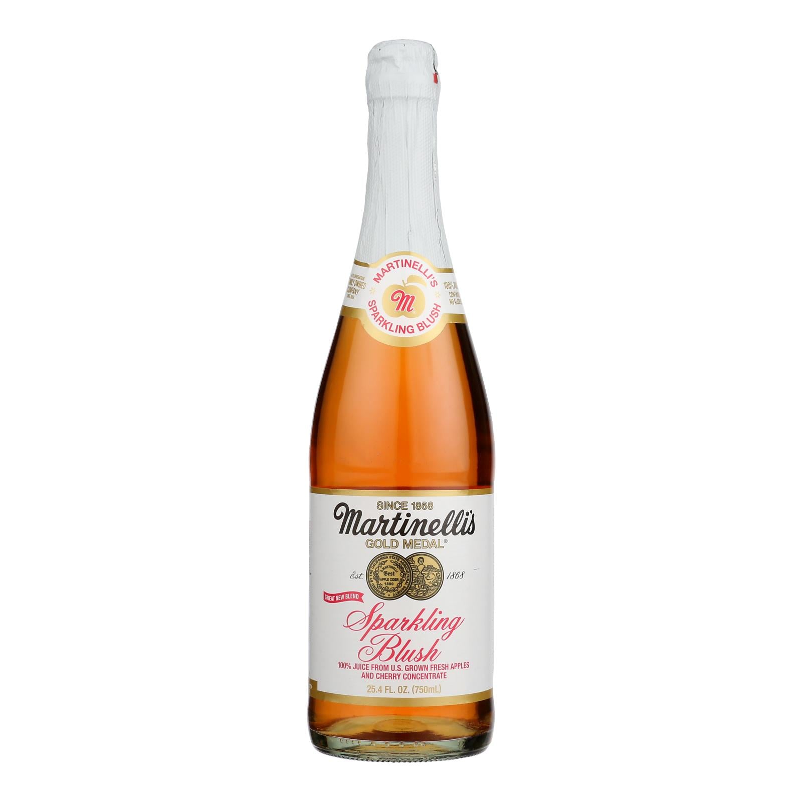 Martinelli's - Sparkling Blush Apple Chrry - Case of 12-25.4 FZ