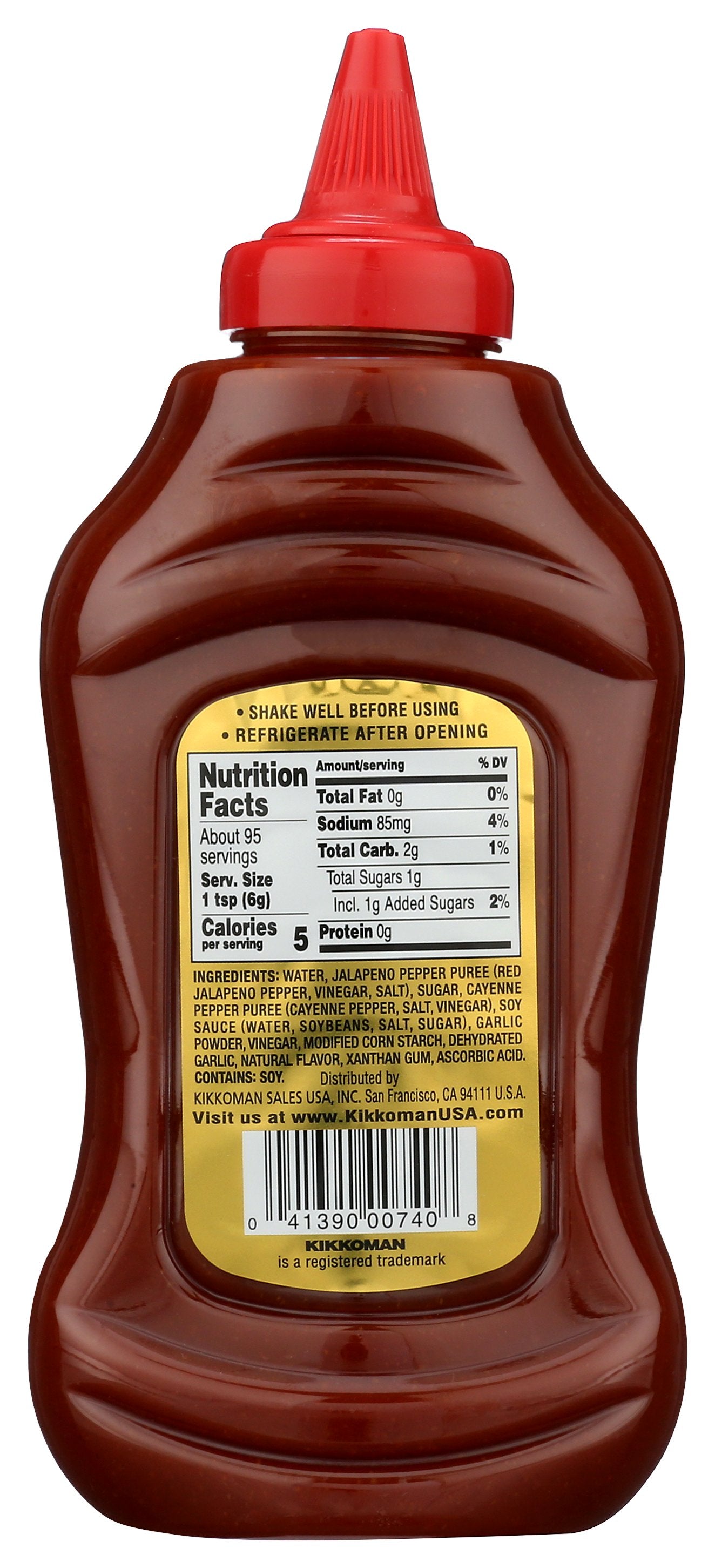 KIKKOMAN SAUCE SRIRACHA HCHILI GF - Case of 12
