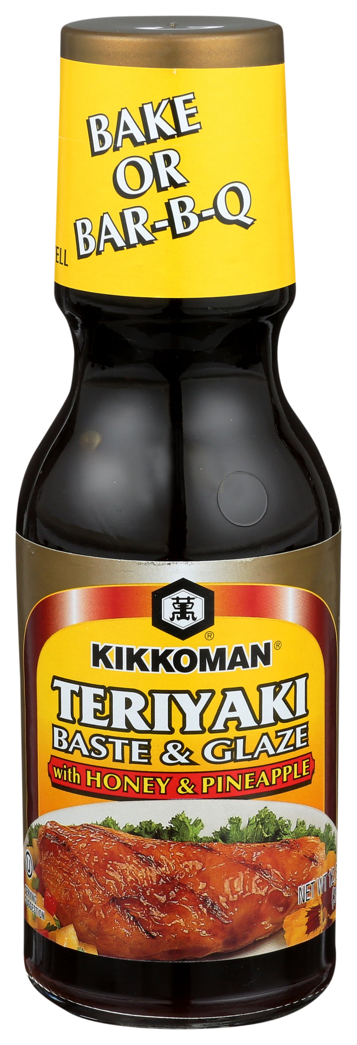 Kikkoman Teriyaki Baste & Glaze with Honey & Pineapple - Case of 12 - 12.8 oz
