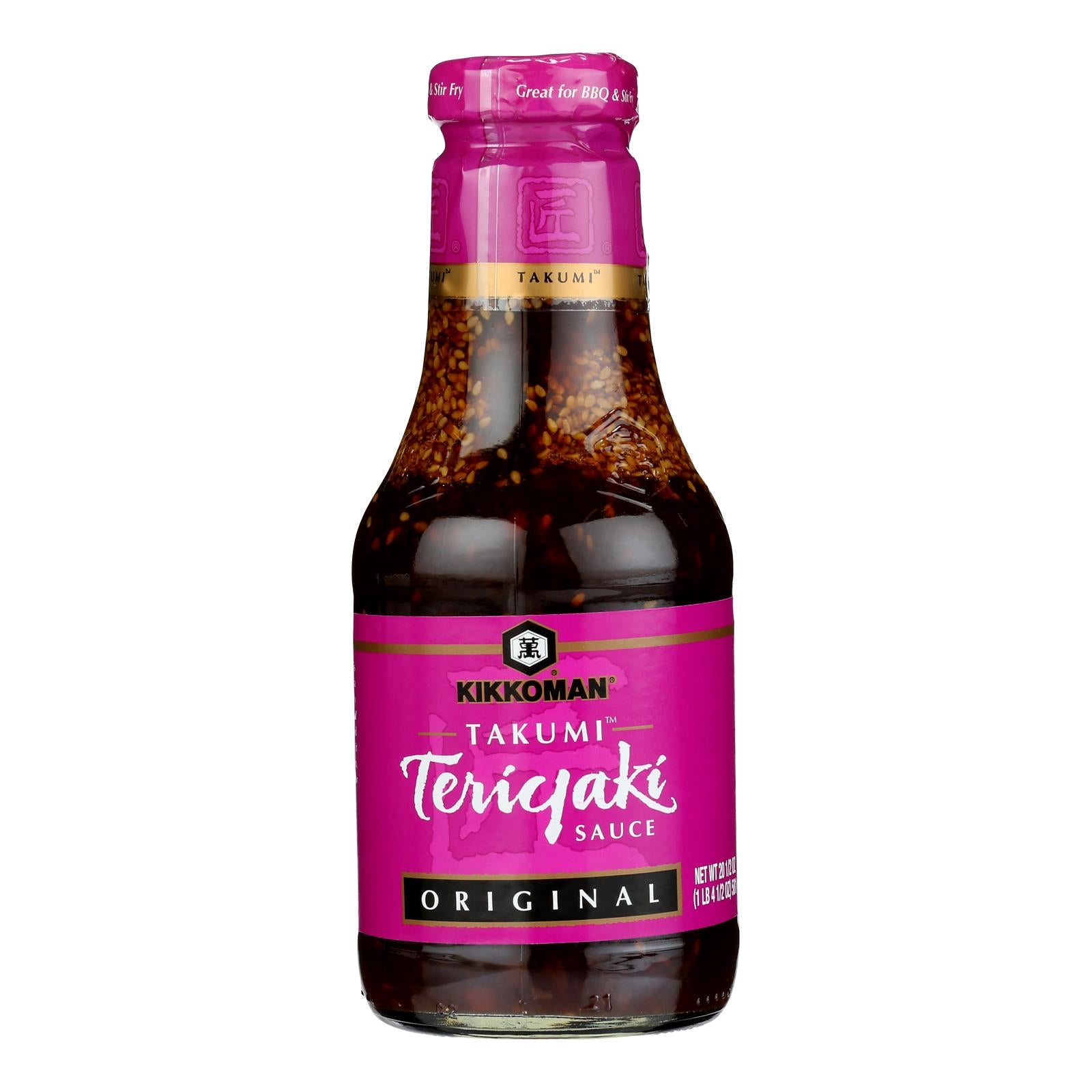 Kikkoman Teriyaki Marinade and Sauce - Case of 6 - 20.5 oz.