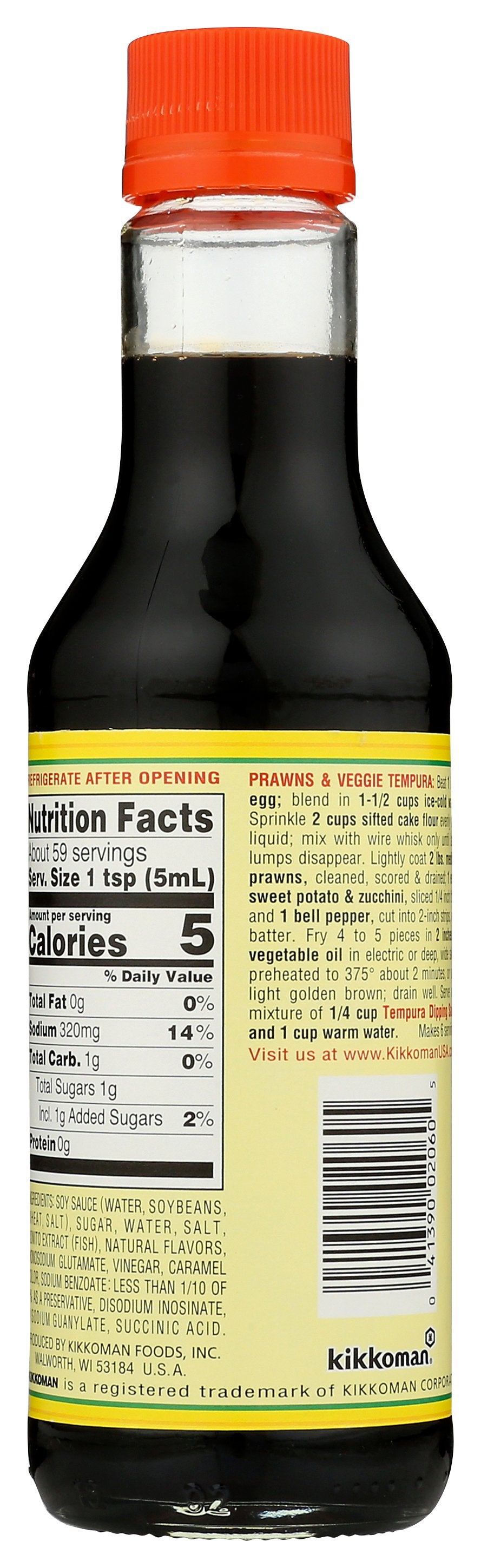 KIKKOMAN SAUCE TEMPURA - Case of 6