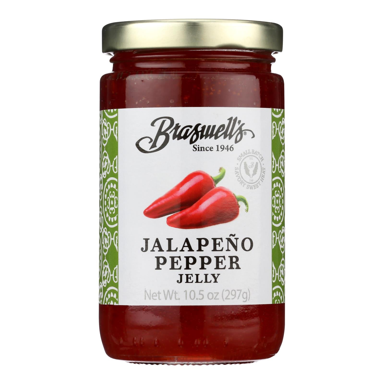 Braswell's Jalapeno Pepper Jelly - Case of 6 - 10.5 OZ