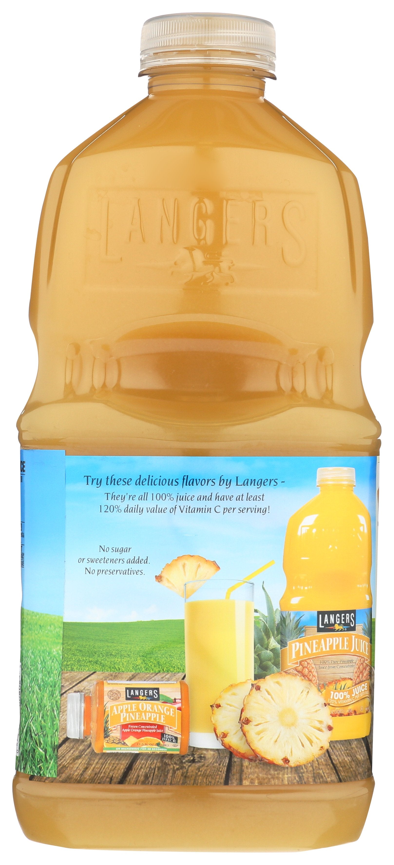 LANGERS JUICE PINEAPPLE VIT C - Case of 8
