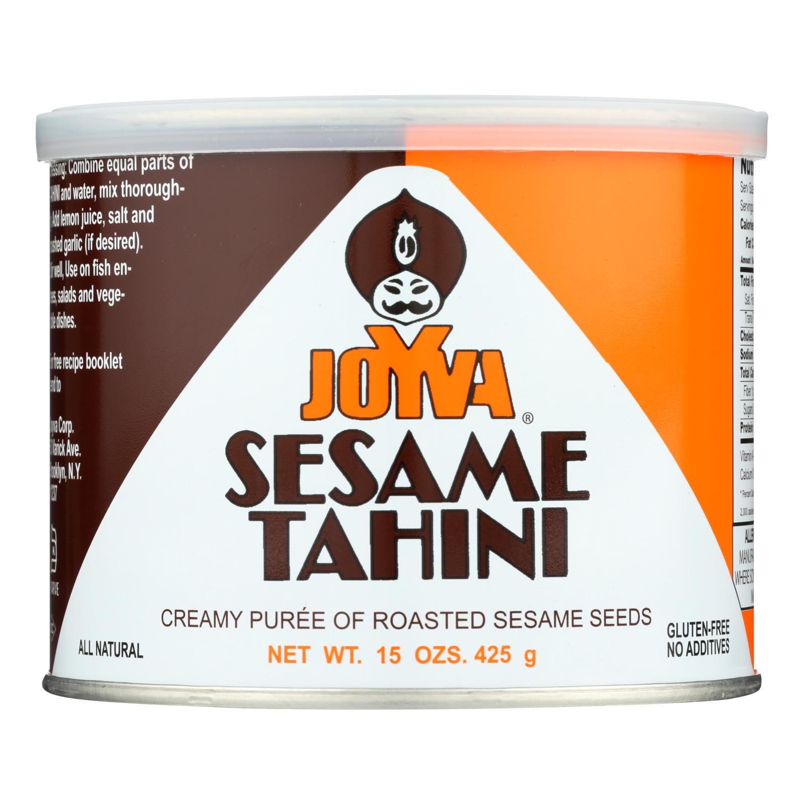 Joyva - Roasted Sesame Tahini - 15 Oz - Case Of 12