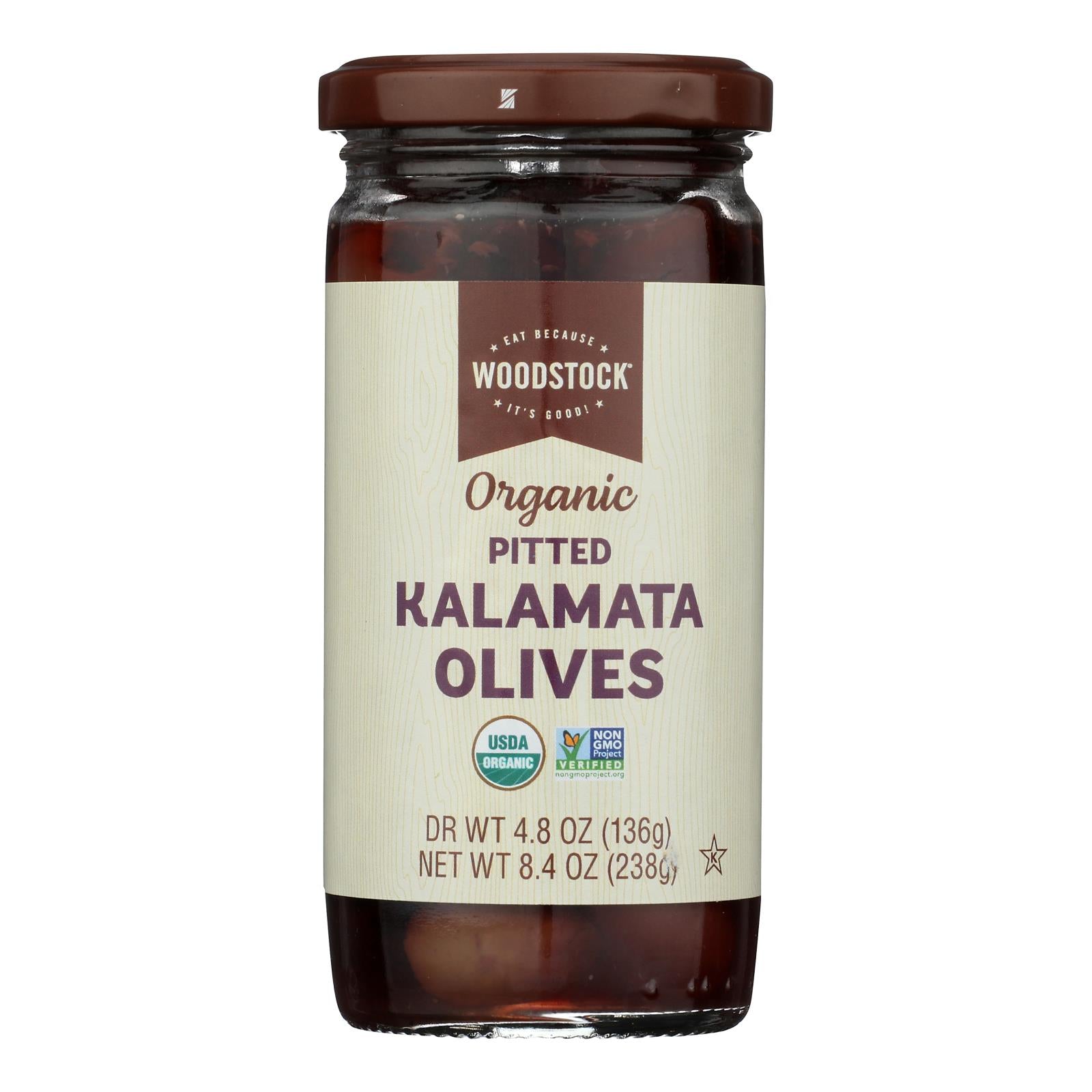 Woodstock - Olivs Og2 Kalamata Pitted - CS of 12-8.4 OZ