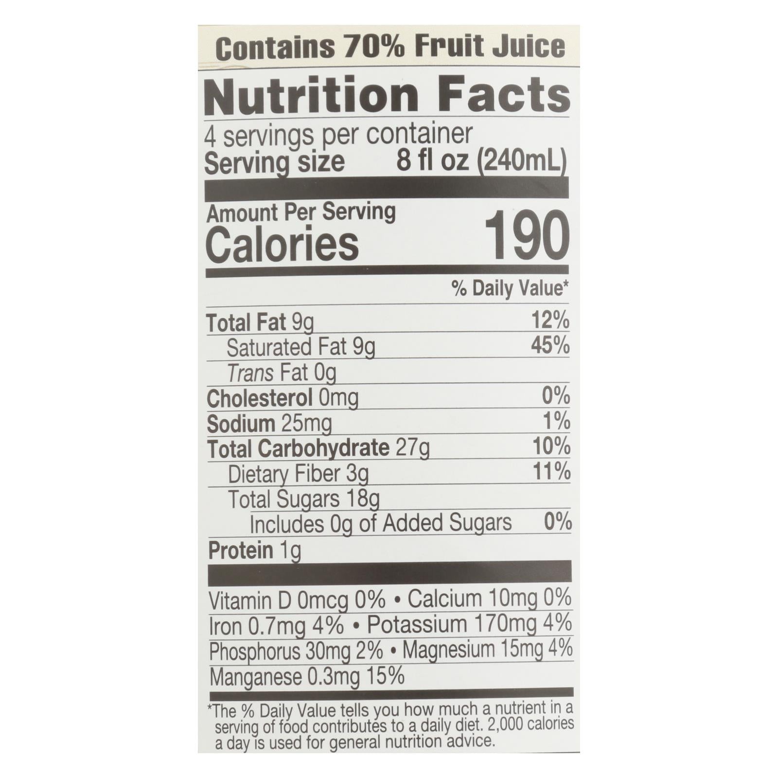 Lakewood - Organic Juice - Coconut Blend - Case of 6 - 32 fl oz.