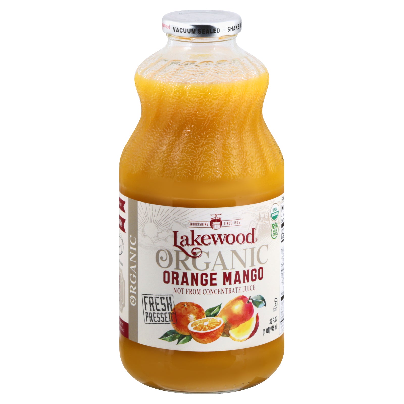 Lakewood - Juice Og2 Orange Mango - CS of 6-32 OZ
