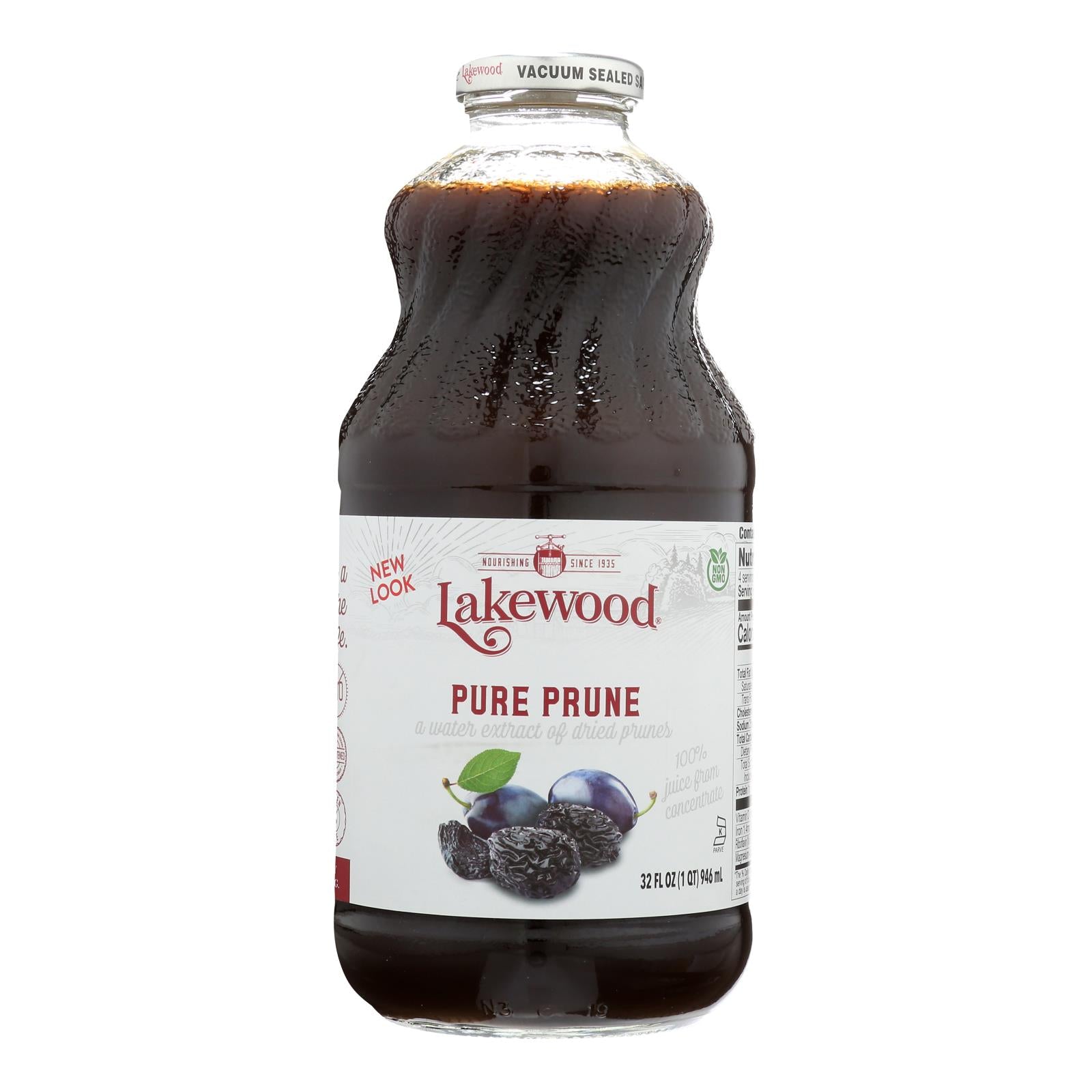 Lakewood - Juice - Pure Prune - Case of 6 - 32 fl oz.
