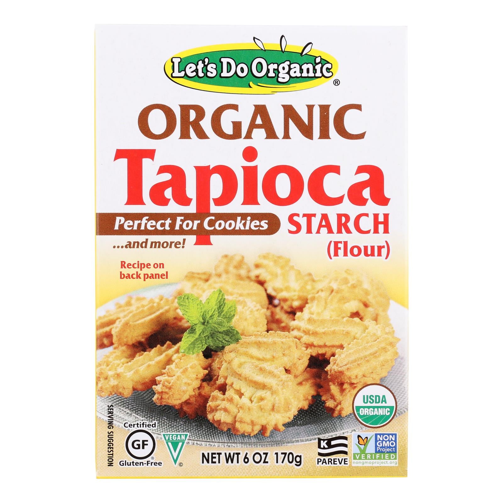 Let's Do Organics Tapioca Starch - Organic - 6 oz - Case of 6