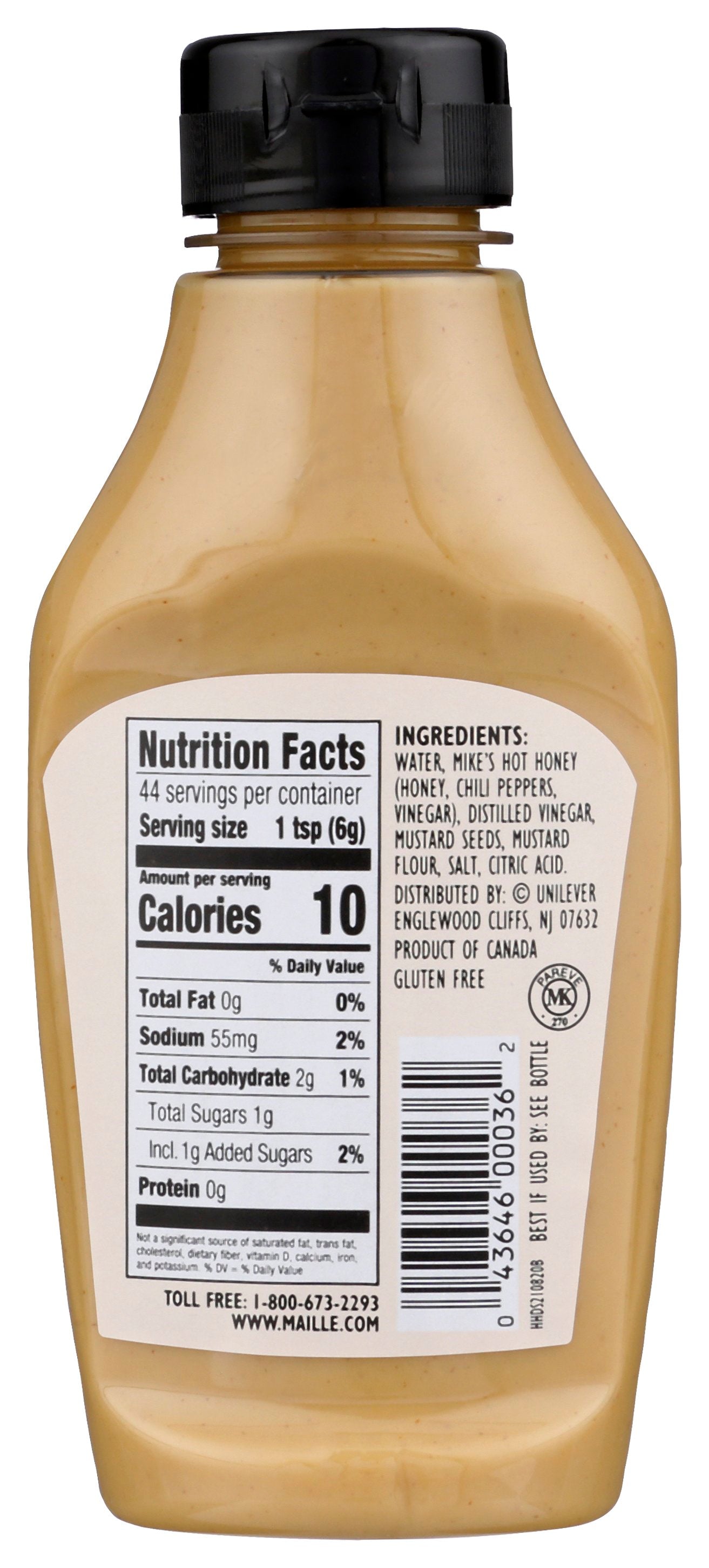 MAILLE MUSTARD DIJON HOT HONEY - Case of 6