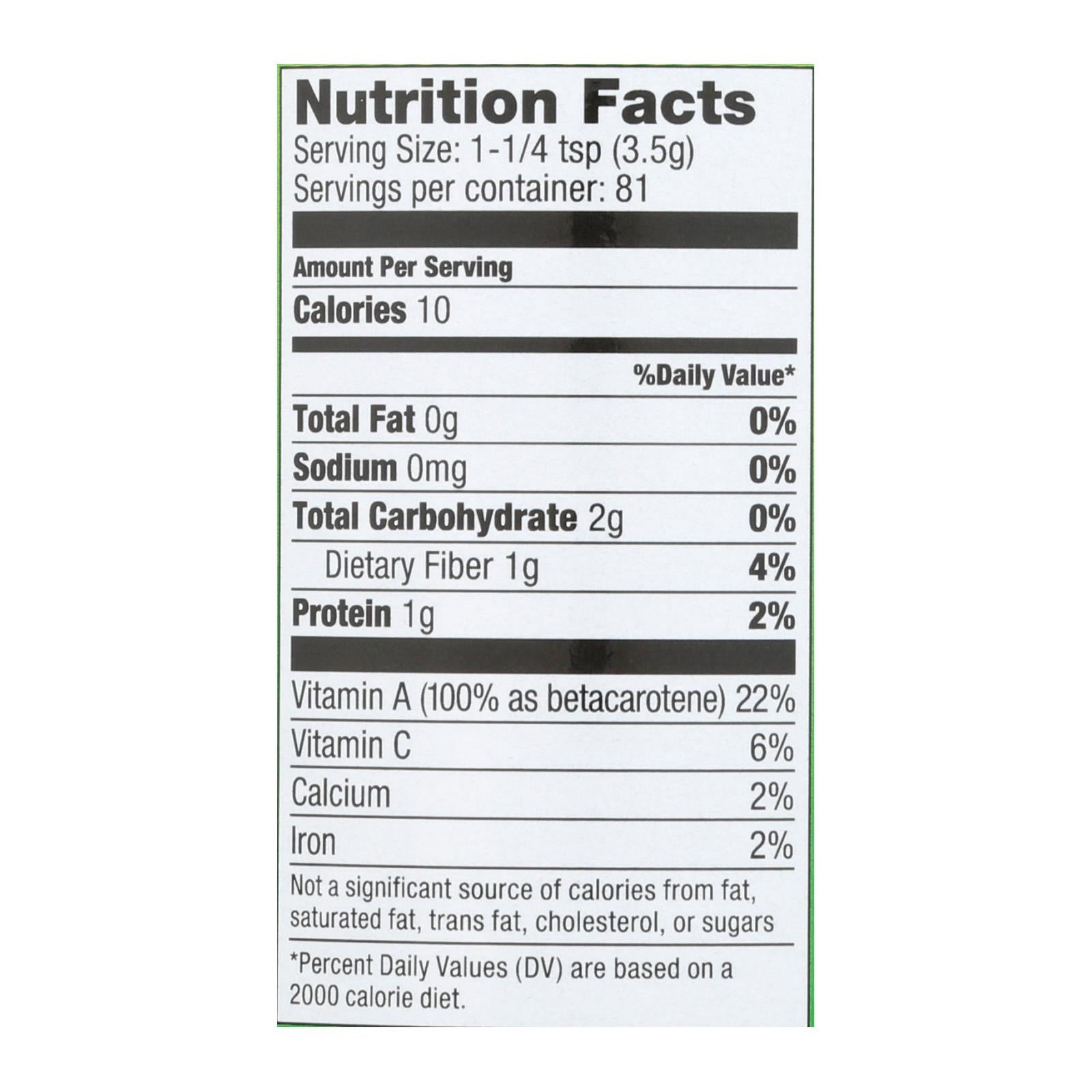 Pines International Green Duo - Organic - Powder - 10 oz