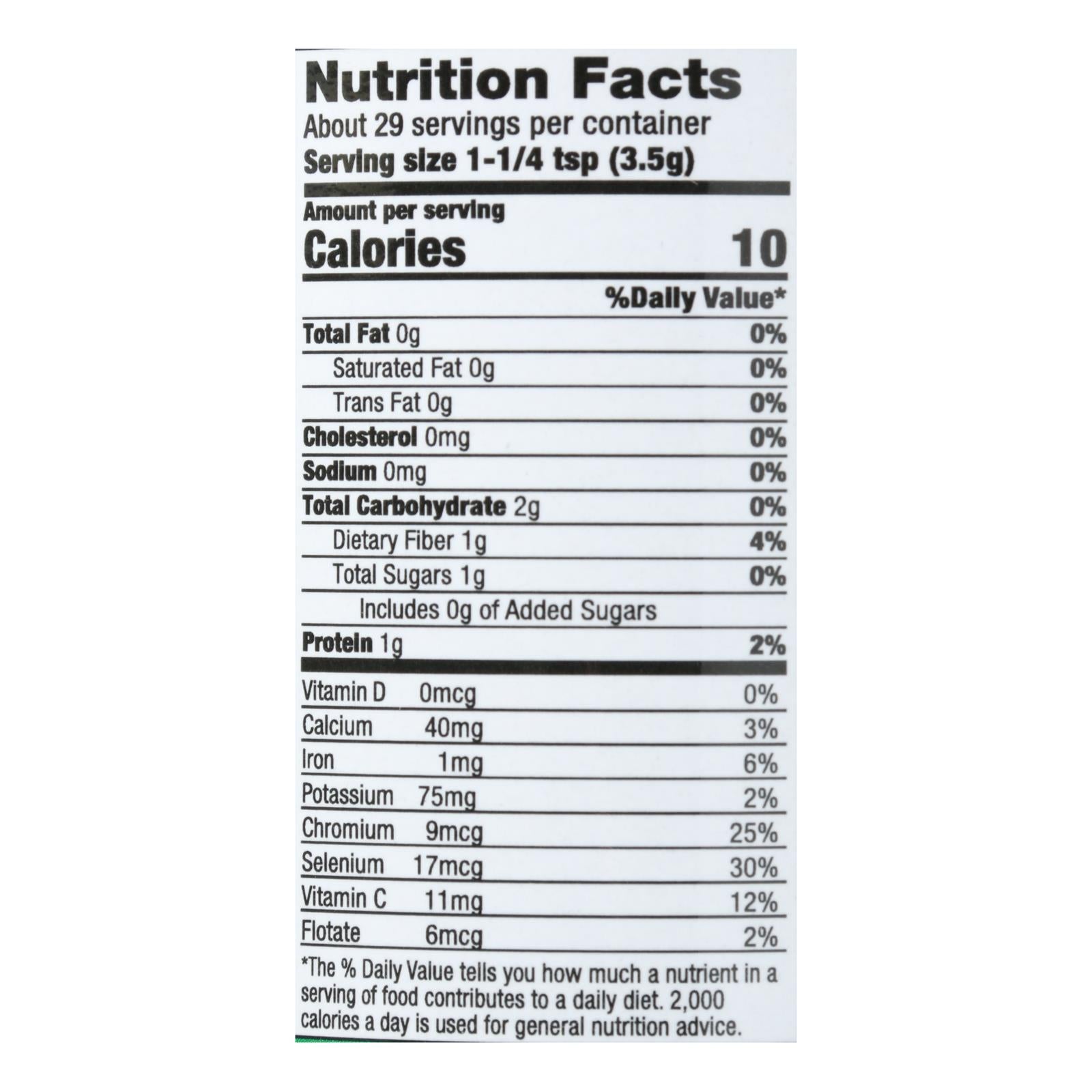 Pines International 100% Organic Barley Grass Powder - 3.5 Oz