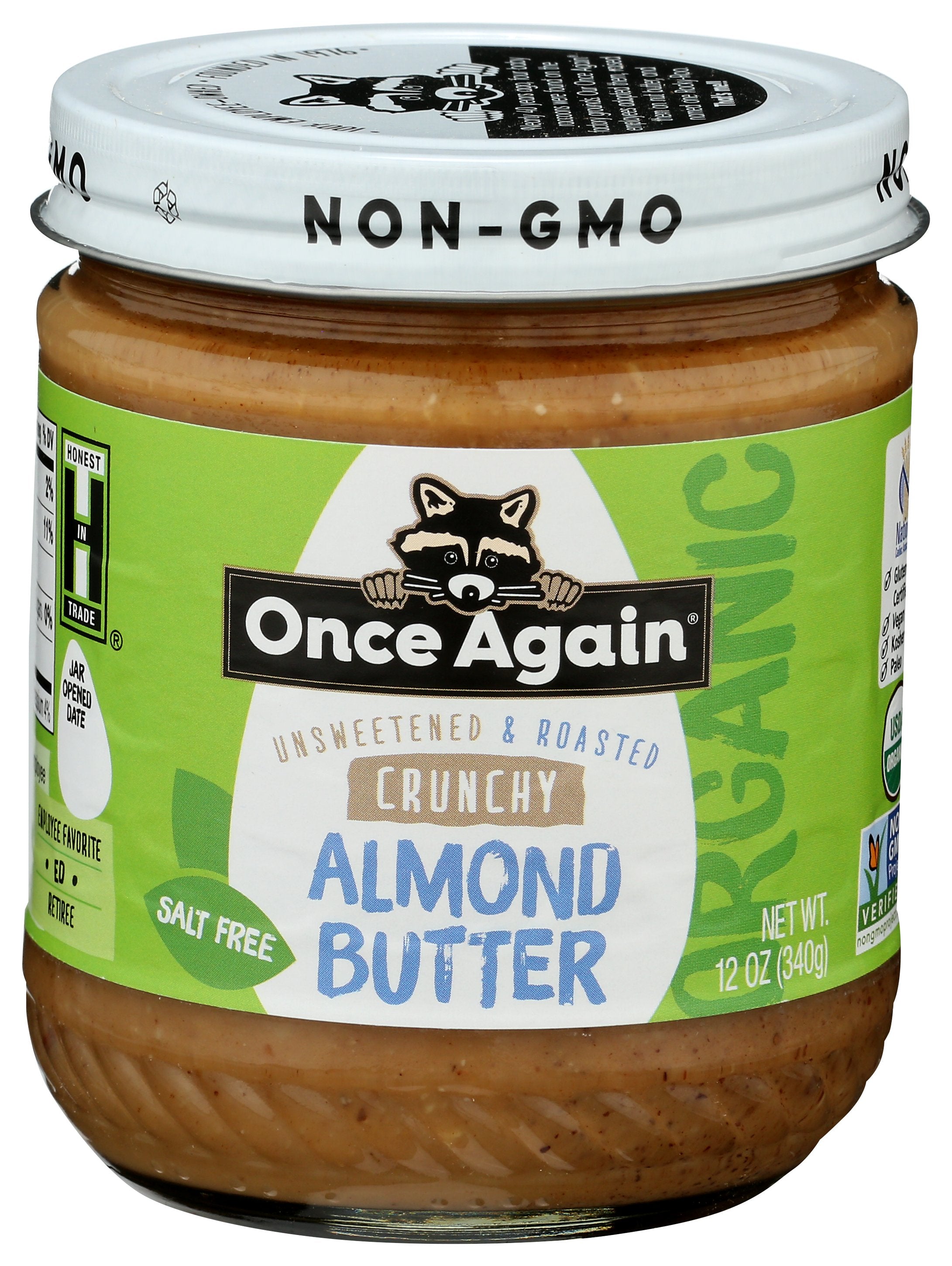 ONCE AGAIN BUTTER ALMD CRNCHY ORG - Case of 6