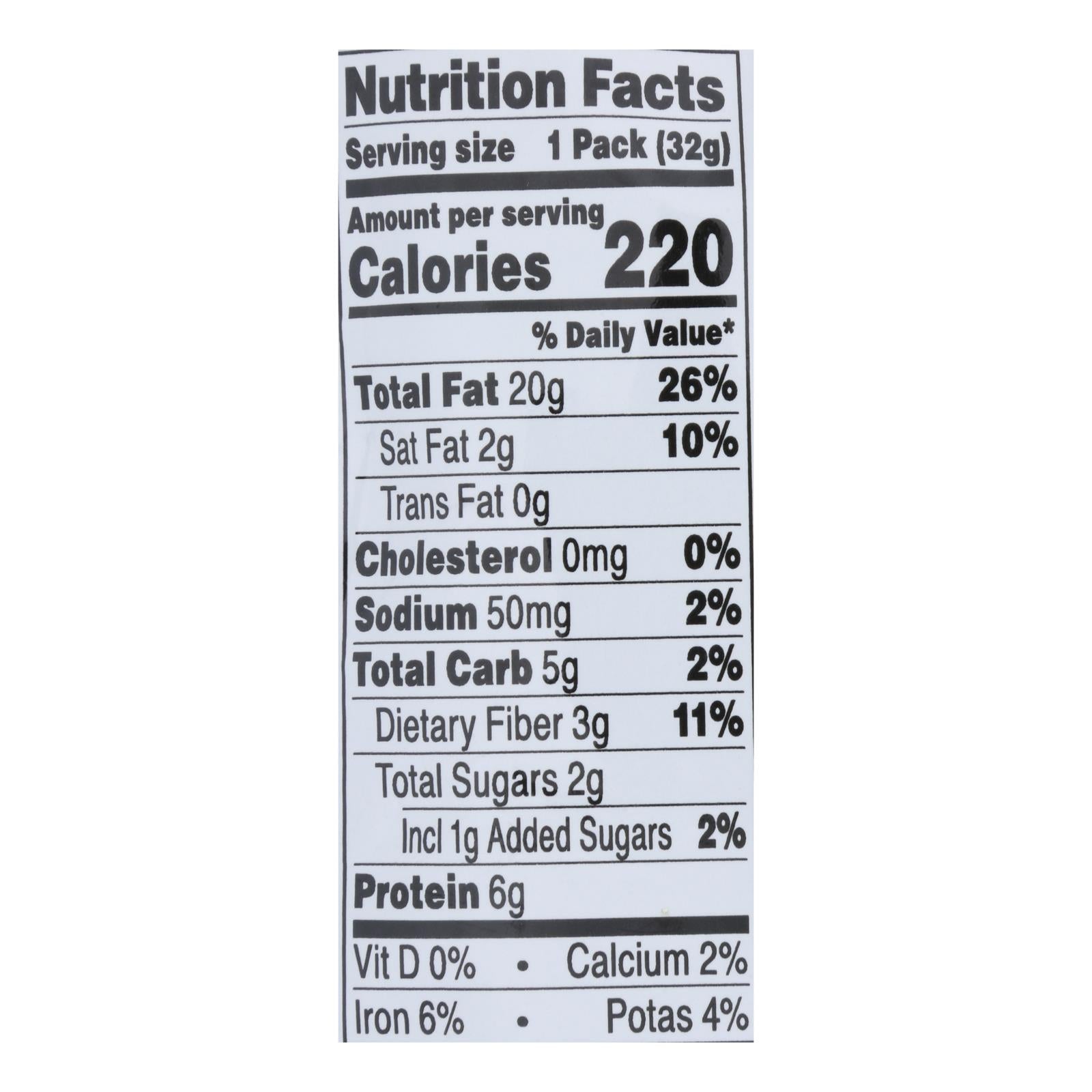 Once Again Organic Sunflower Seed Butter - Case of 10 - 1.15 OZ