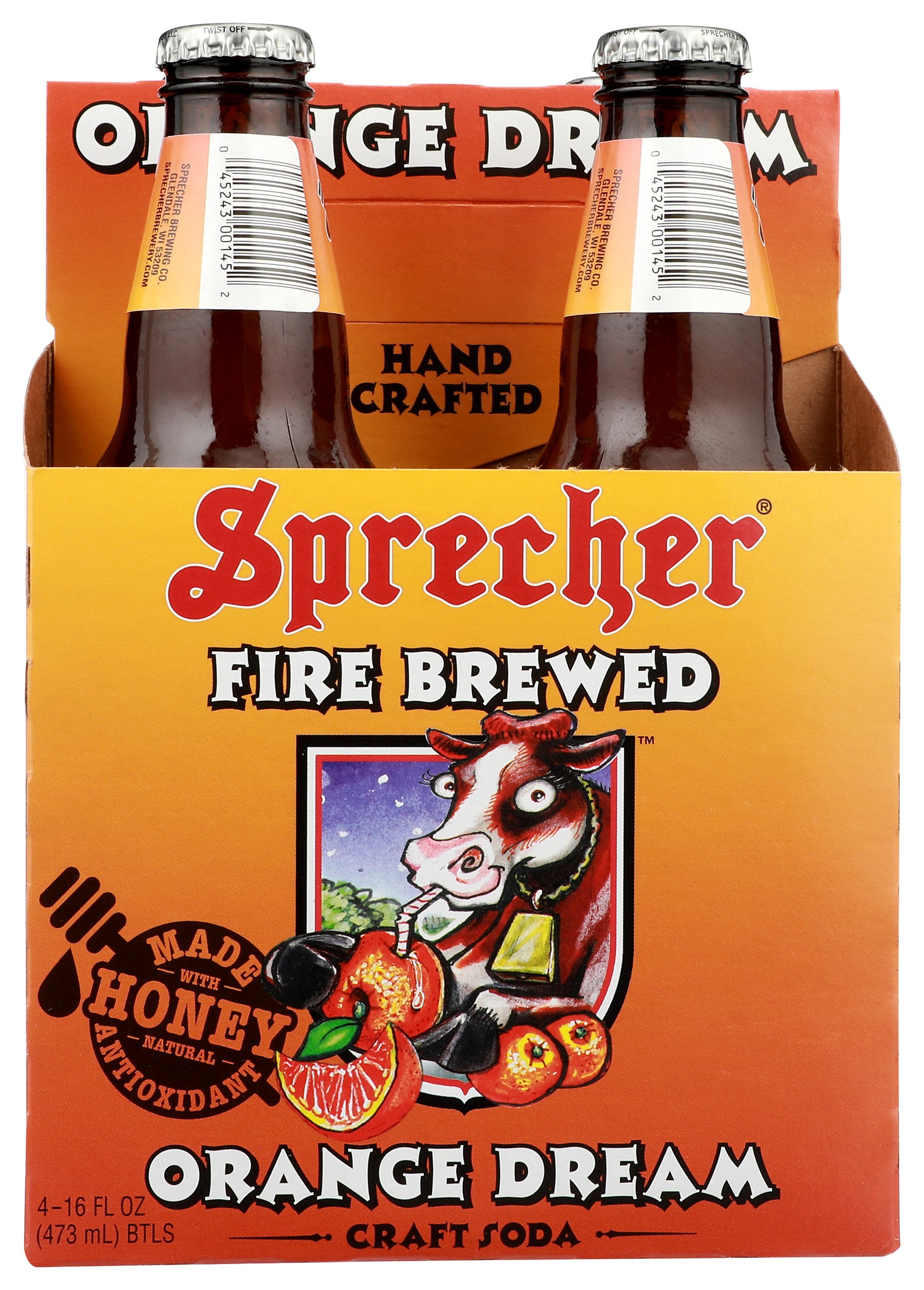 SPRECHER SODA ORNG DRM 4PK - Case of 6