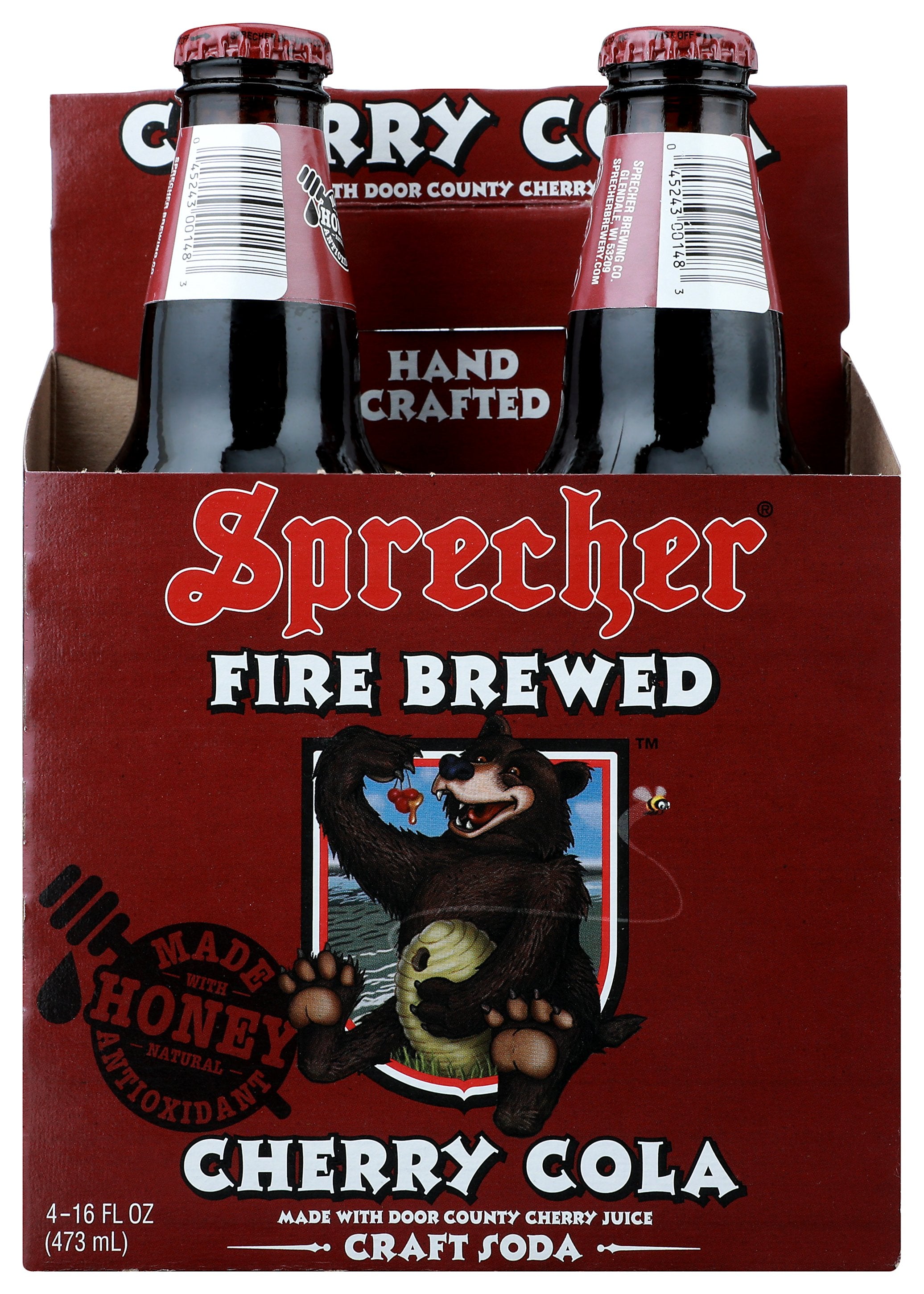 SPRECHER SODA CHERRY COLA 4PK - Case of 6